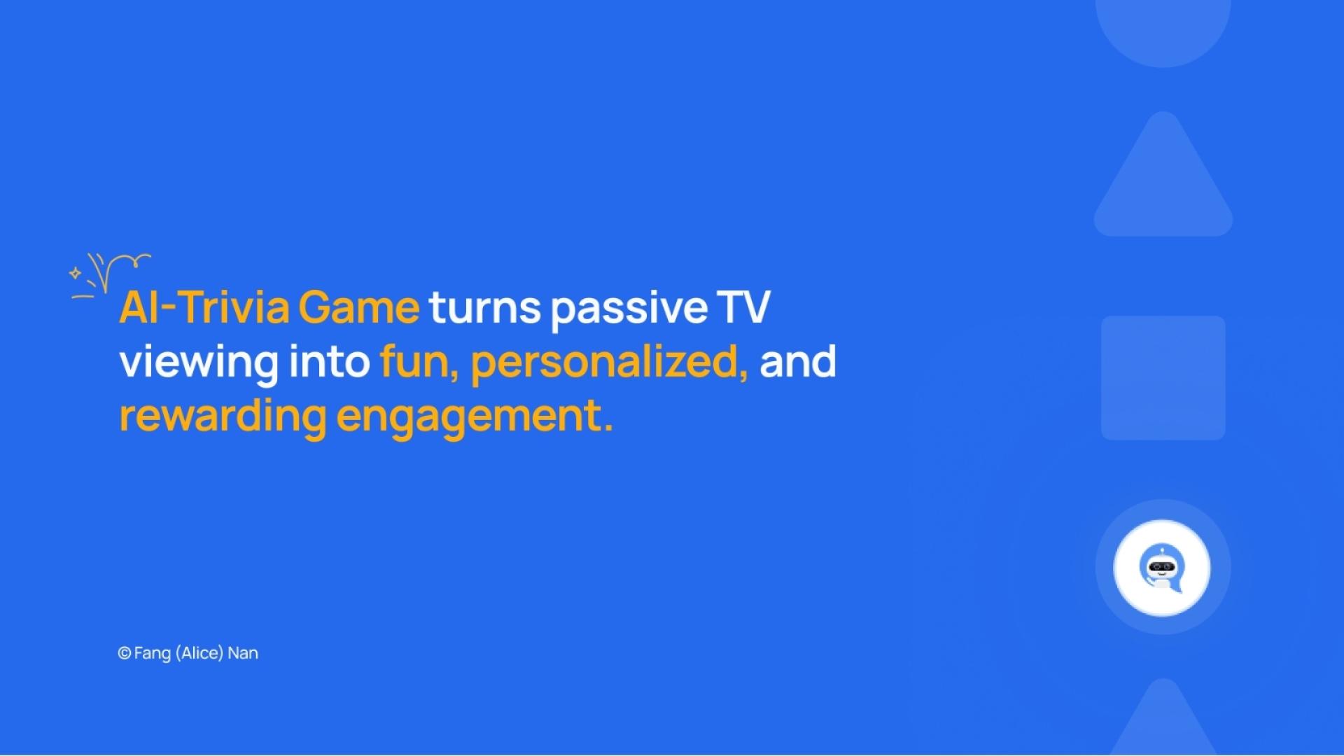 London Design Awards Winner - Samsung TV: AI-Trivia Game