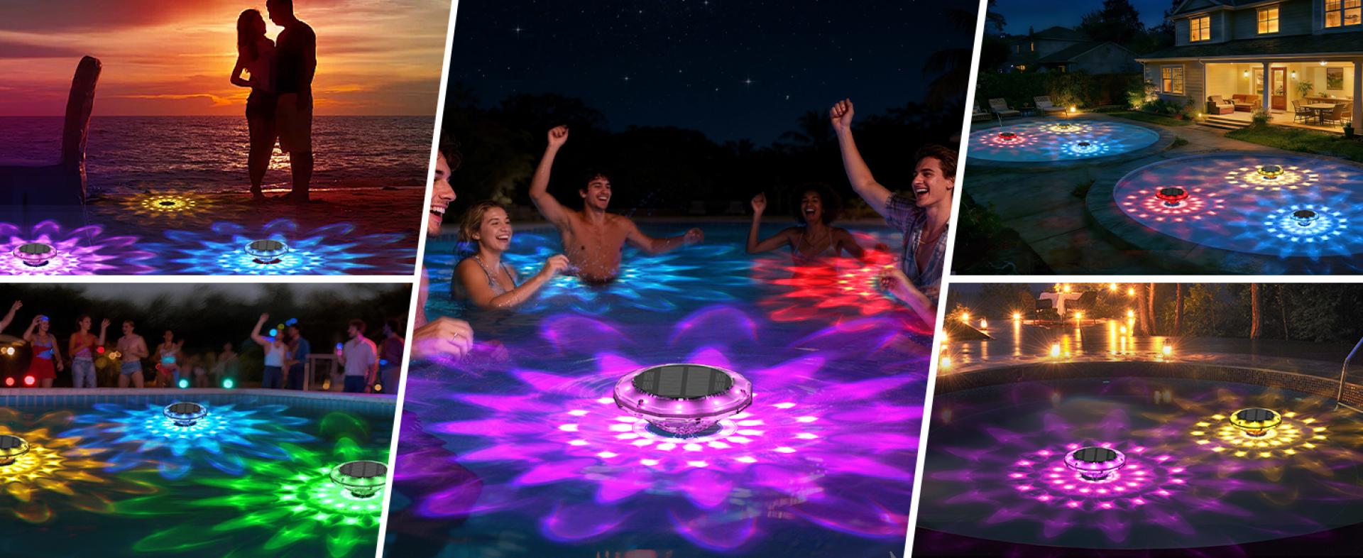 London Design Awards Winner - Solar Floating Pool Light