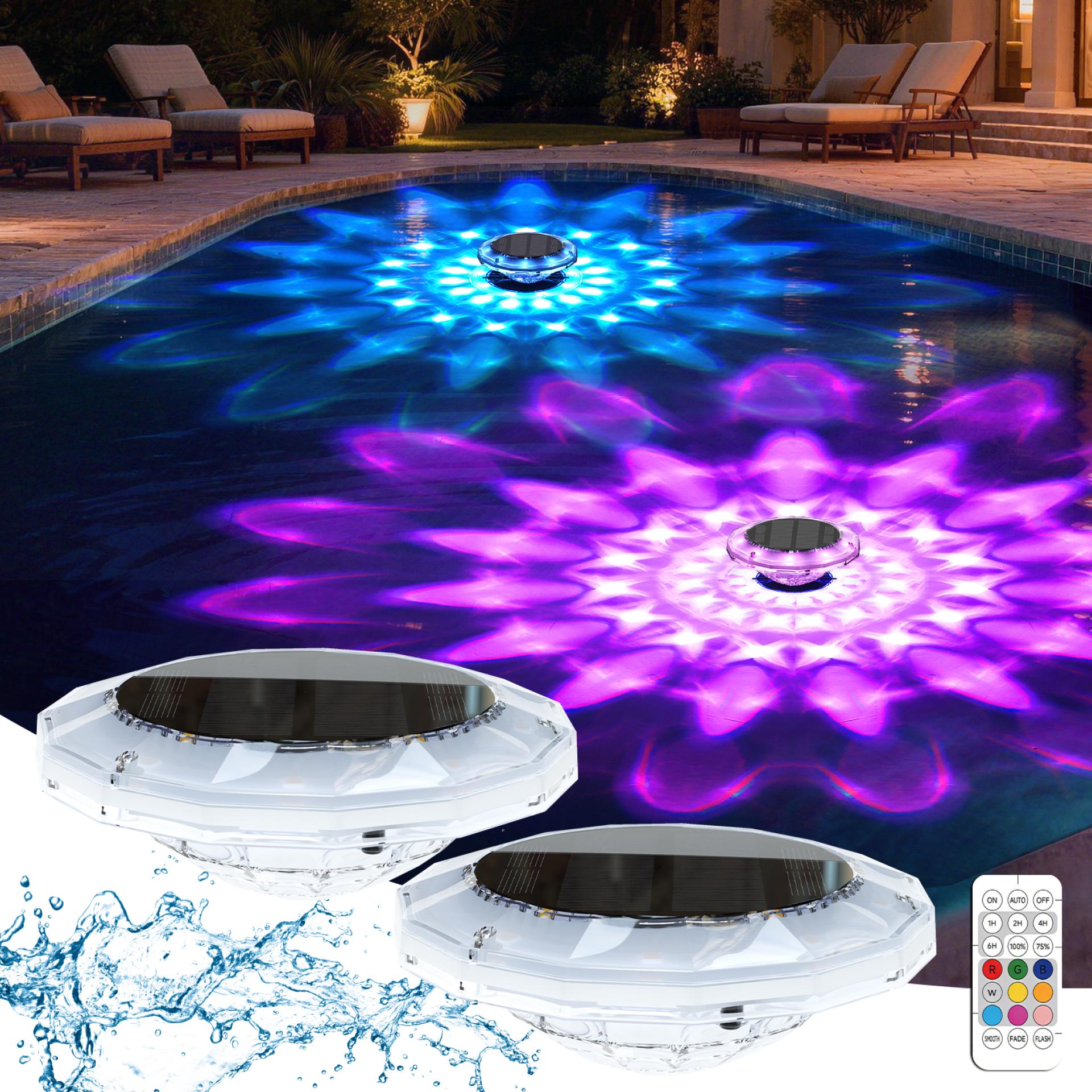 London Design Awards Winner - Solar Floating Pool Light