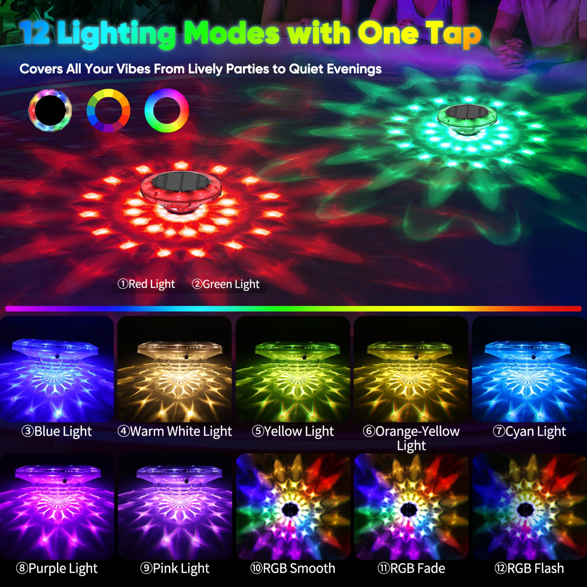London Design Awards Winner - Solar Floating Pool Light