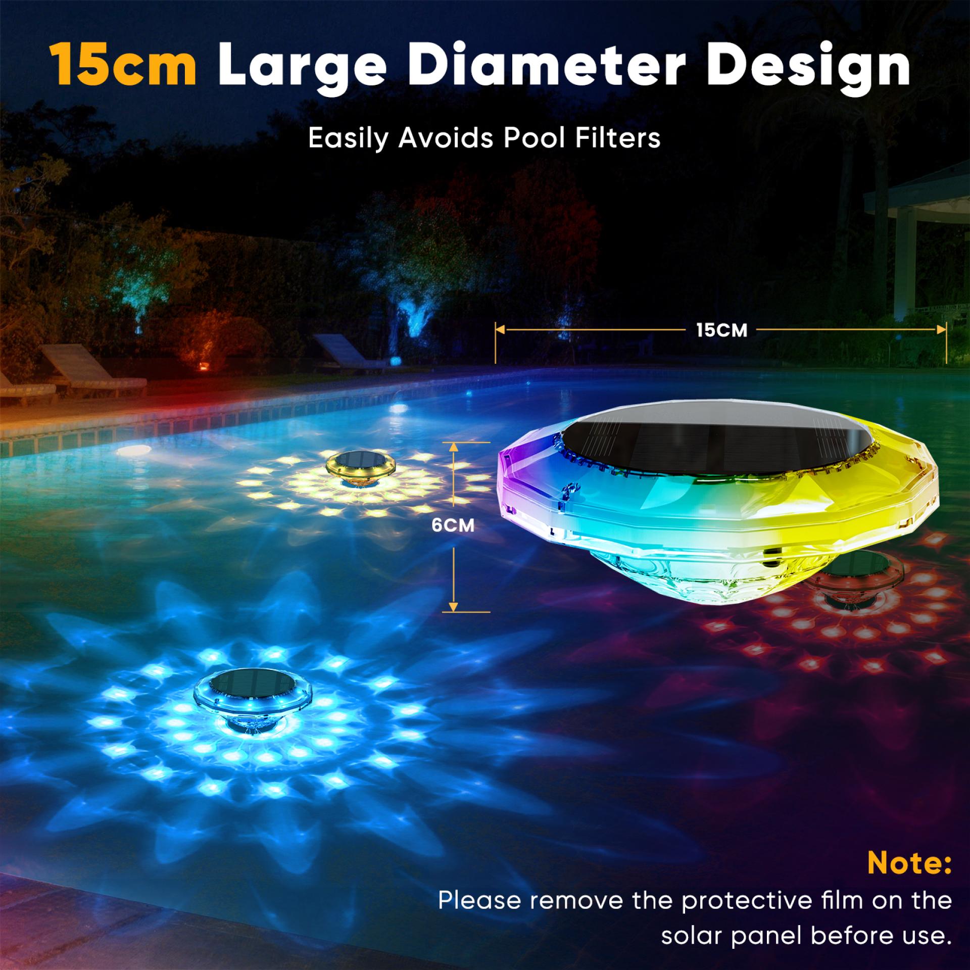 London Design Awards Winner - Solar Floating Pool Light