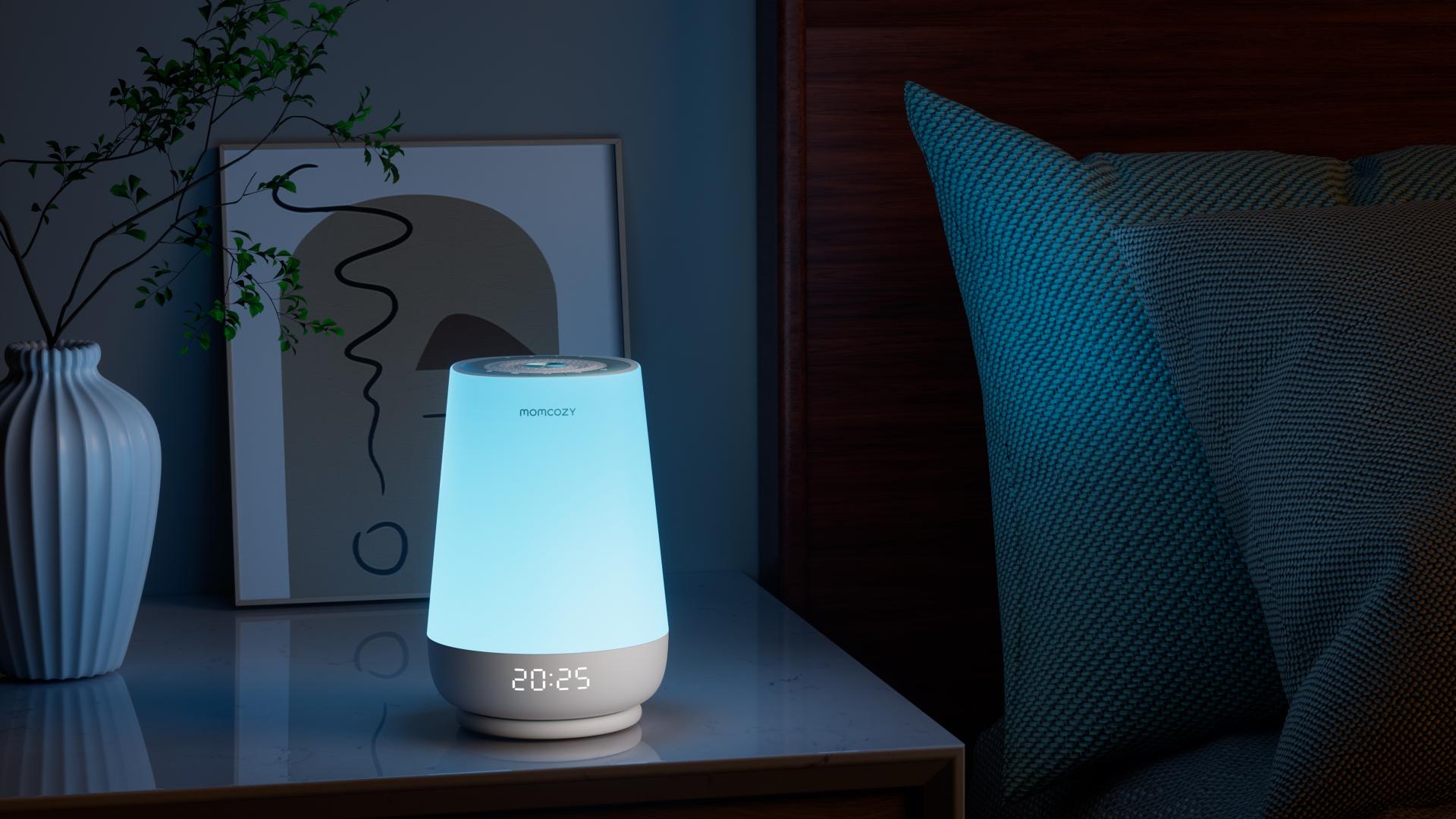 London Design Awards Winner - WN08 White Noise Machine with Night Light
