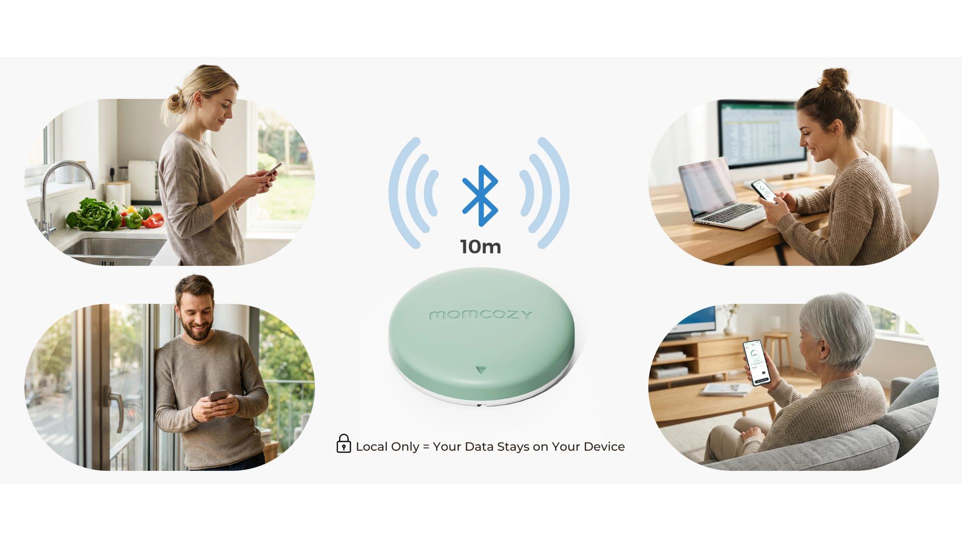 London Design Awards Winner - Momcozy Smart Wearable Thermometer 