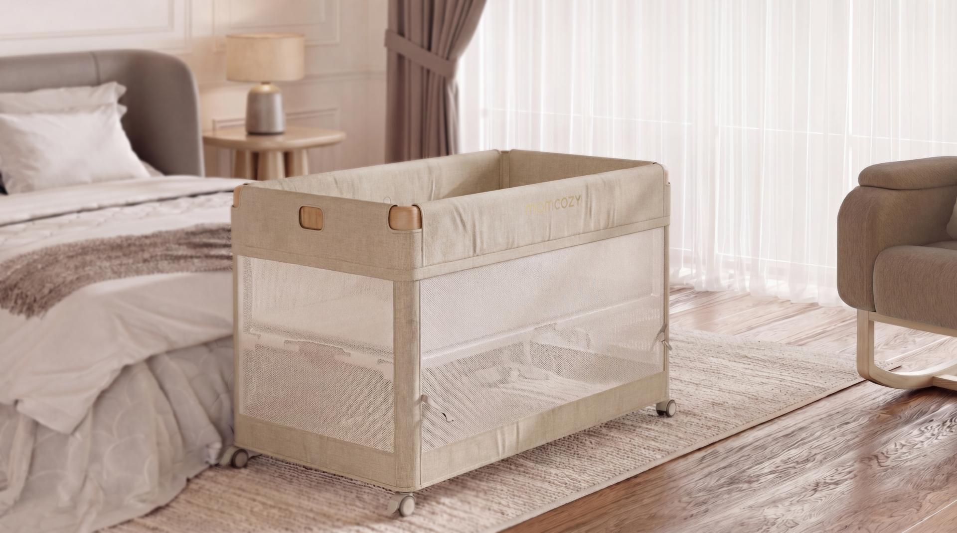 London Design Awards Winner - Momcozy All-in-One Portable Crib