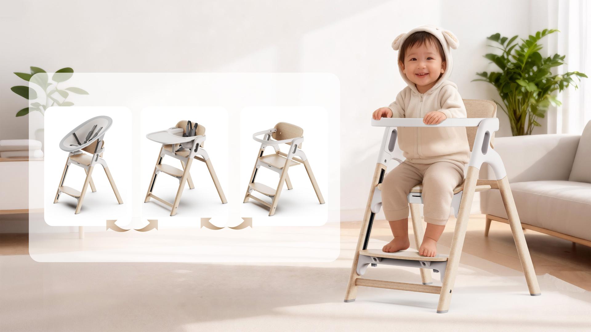 London Design Awards Winner - Grow-With-Me Kids High Chair