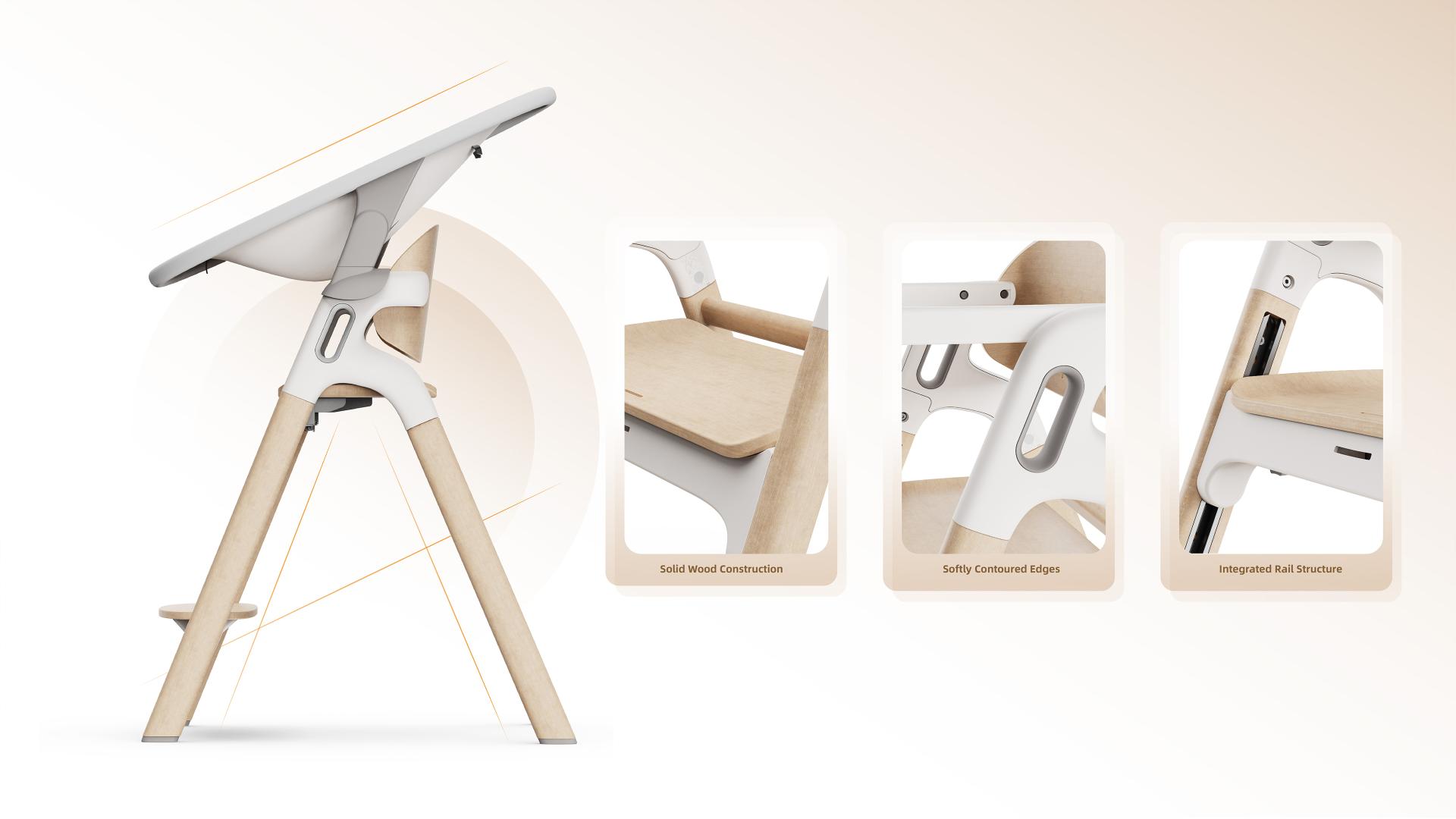 London Design Awards Winner - Grow-With-Me Kids High Chair
