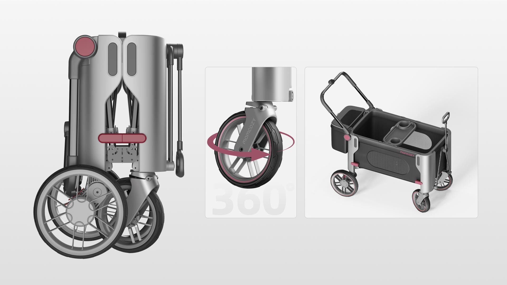 London Design Awards Winner - Foldable Stroller Wagon
