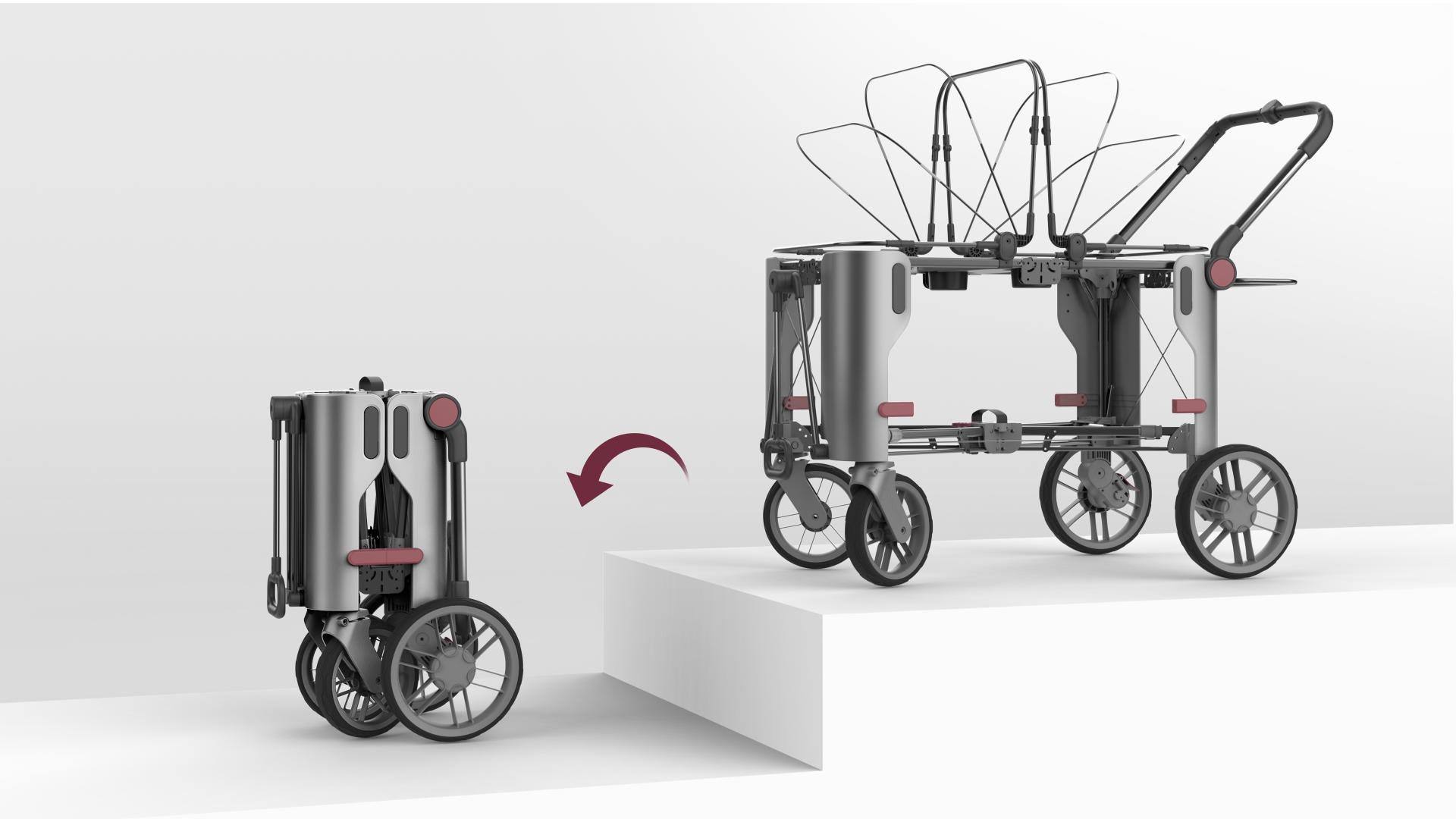 London Design Awards Winner - Foldable Stroller Wagon