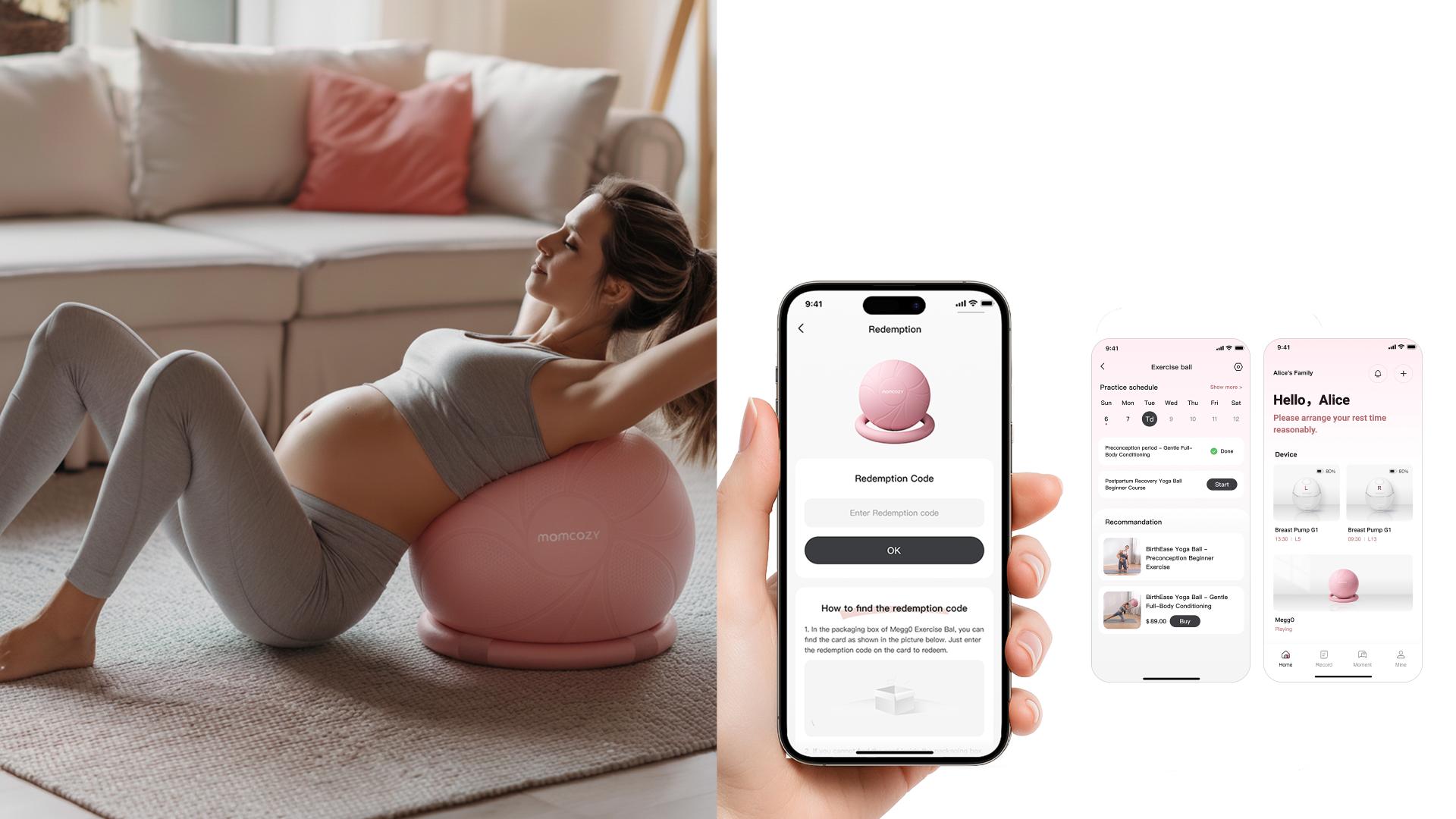 London Design Awards Winner - Prenatal and Postpartum Wellness Yoga Ball