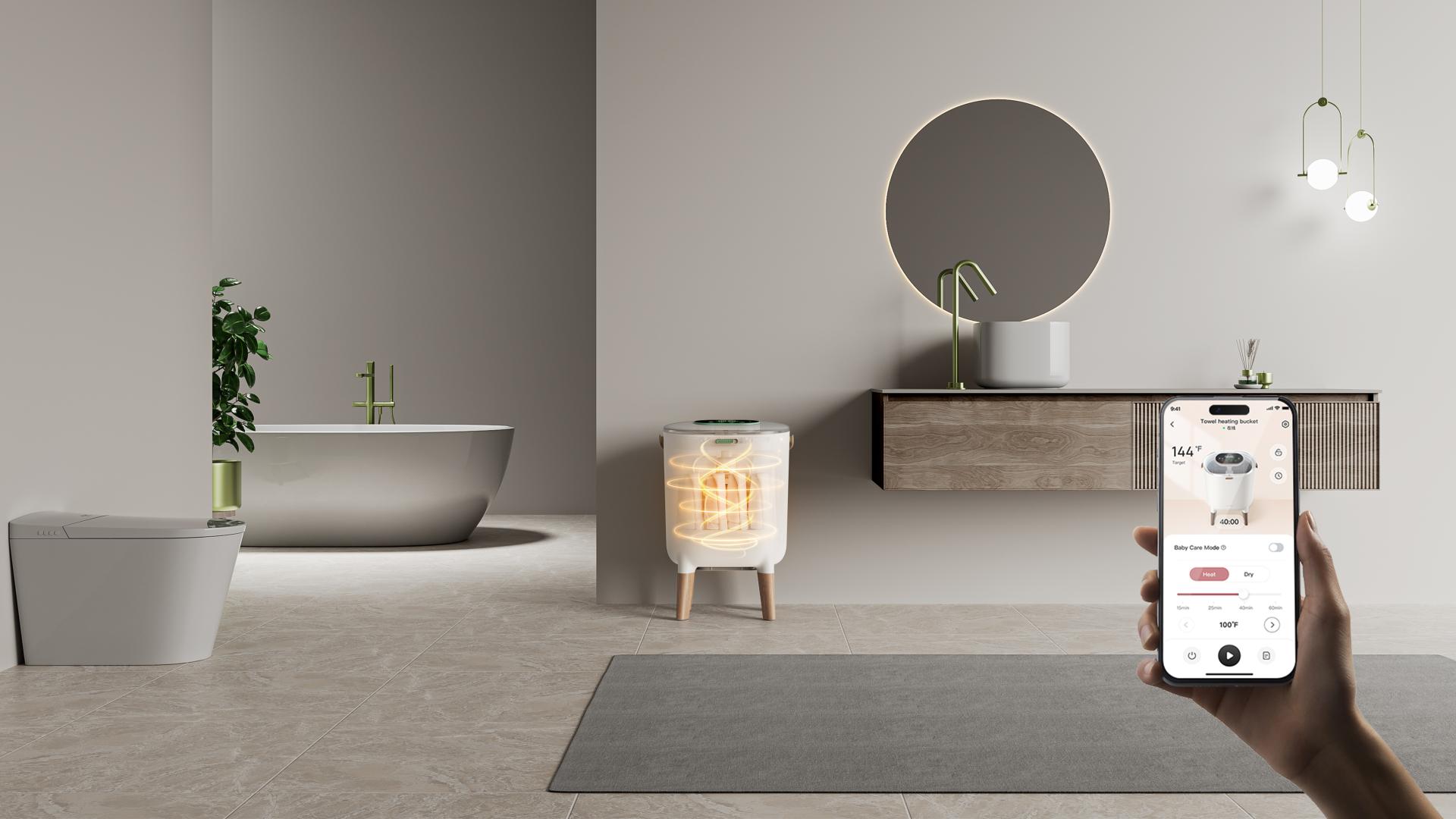 London Design Awards Winner - Warm Towel Dispenser
