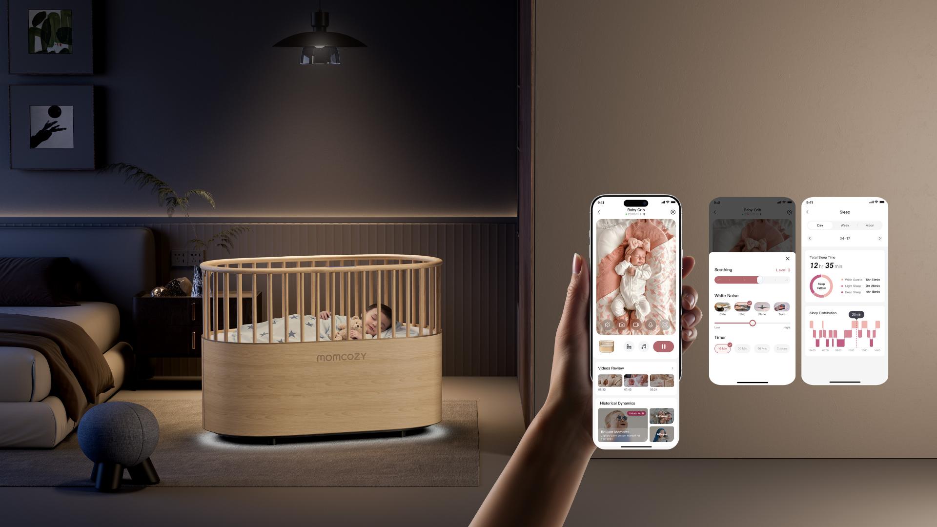 London Design Awards Winner - Nova Smart Crib