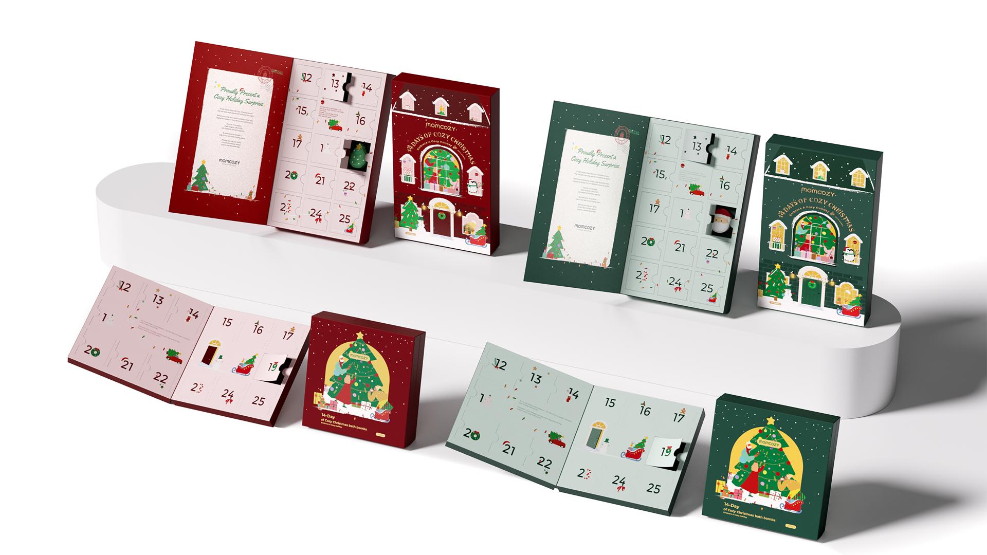 London Design Awards Winner - Christmas Surprise Bath Ball Packaging Series