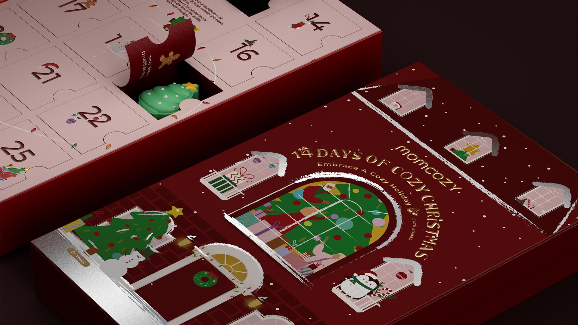 London Design Awards Winner - Christmas Surprise Bath Ball Packaging Series