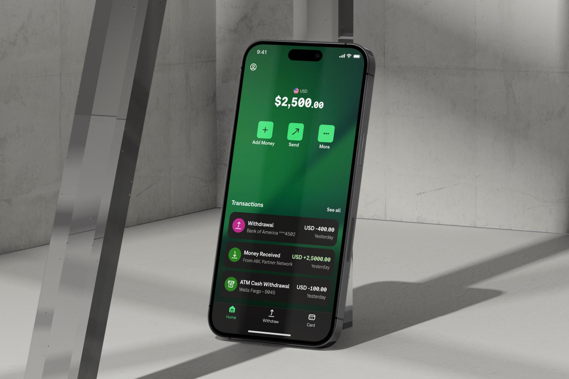 London Design Awards Winner - PaySpot White-Label Wallet MVP (iOS & Android)