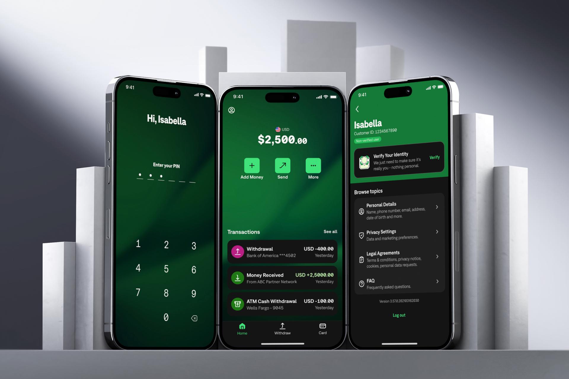 London Design Awards Winner - PaySpot White-Label Wallet MVP (iOS & Android)
