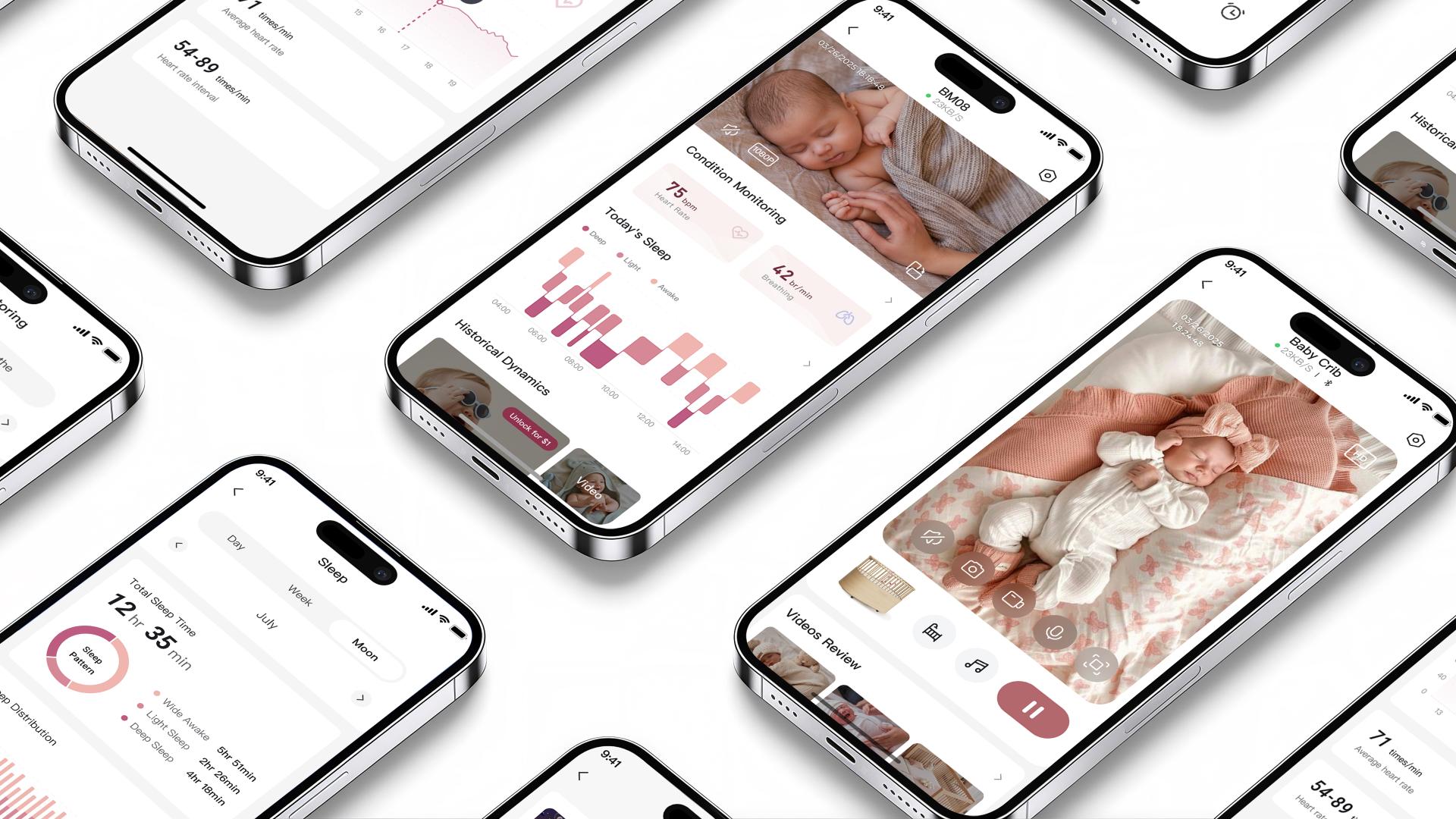 London Design Awards Winner - Smart Crib APP