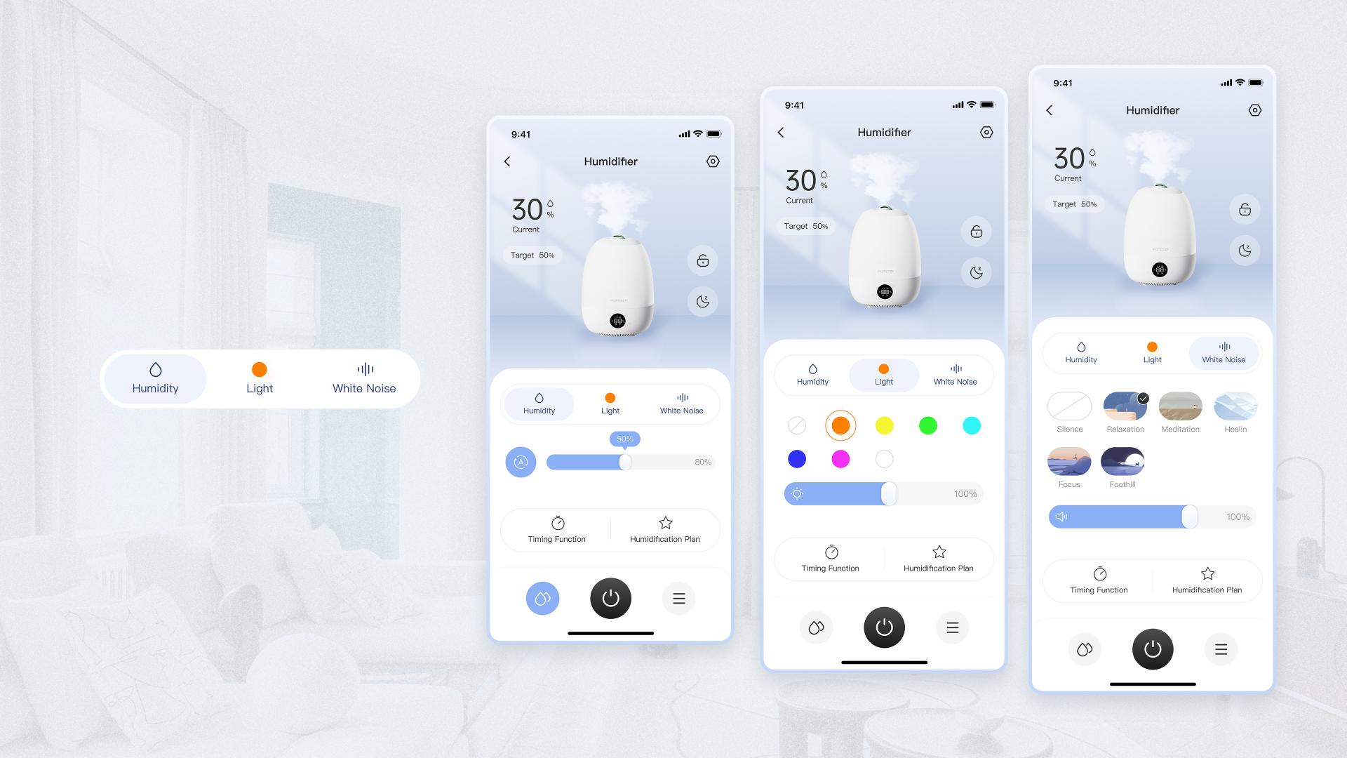 London Design Awards Winner - Humidifier App