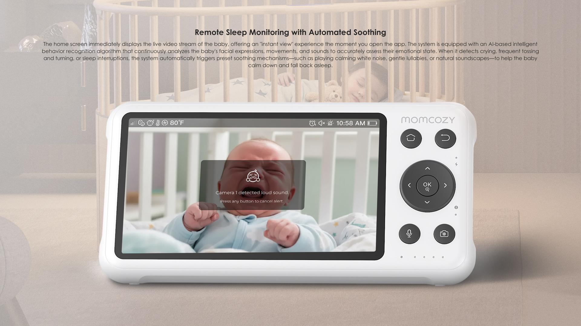 London Design Awards Winner - Baby Monitor Device Interface