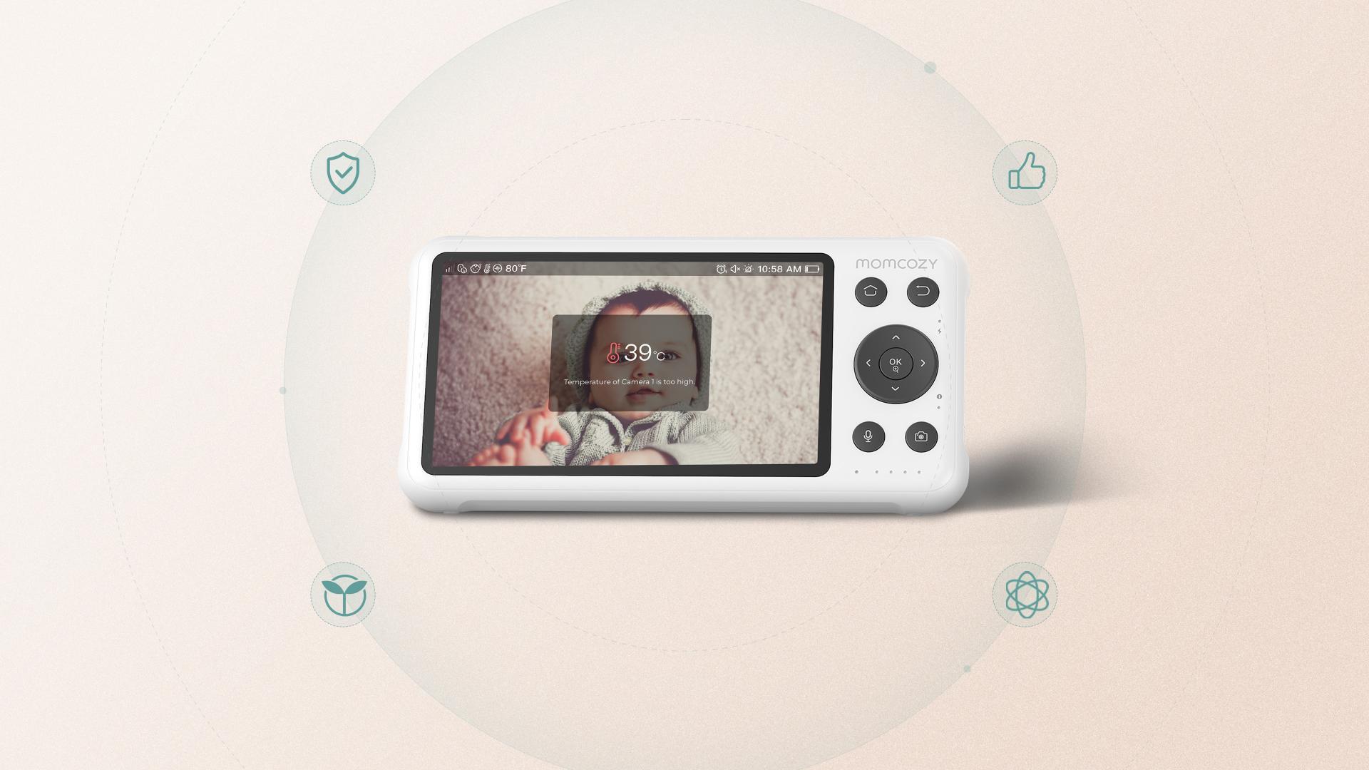 London Design Awards Winner - Baby Monitor Device Interface