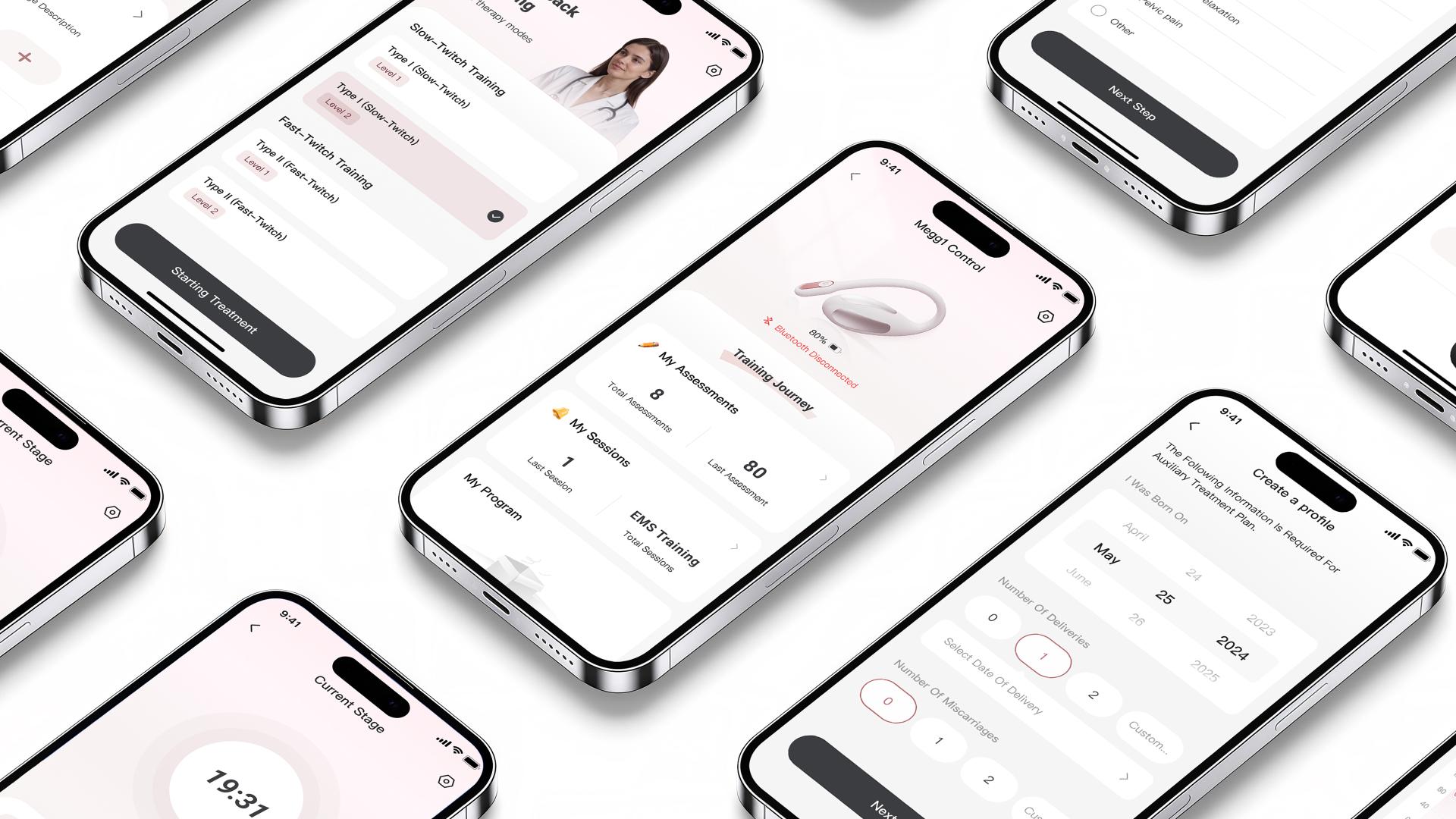 London Design Awards Winner - Pelvic Floor Muscle Training APP