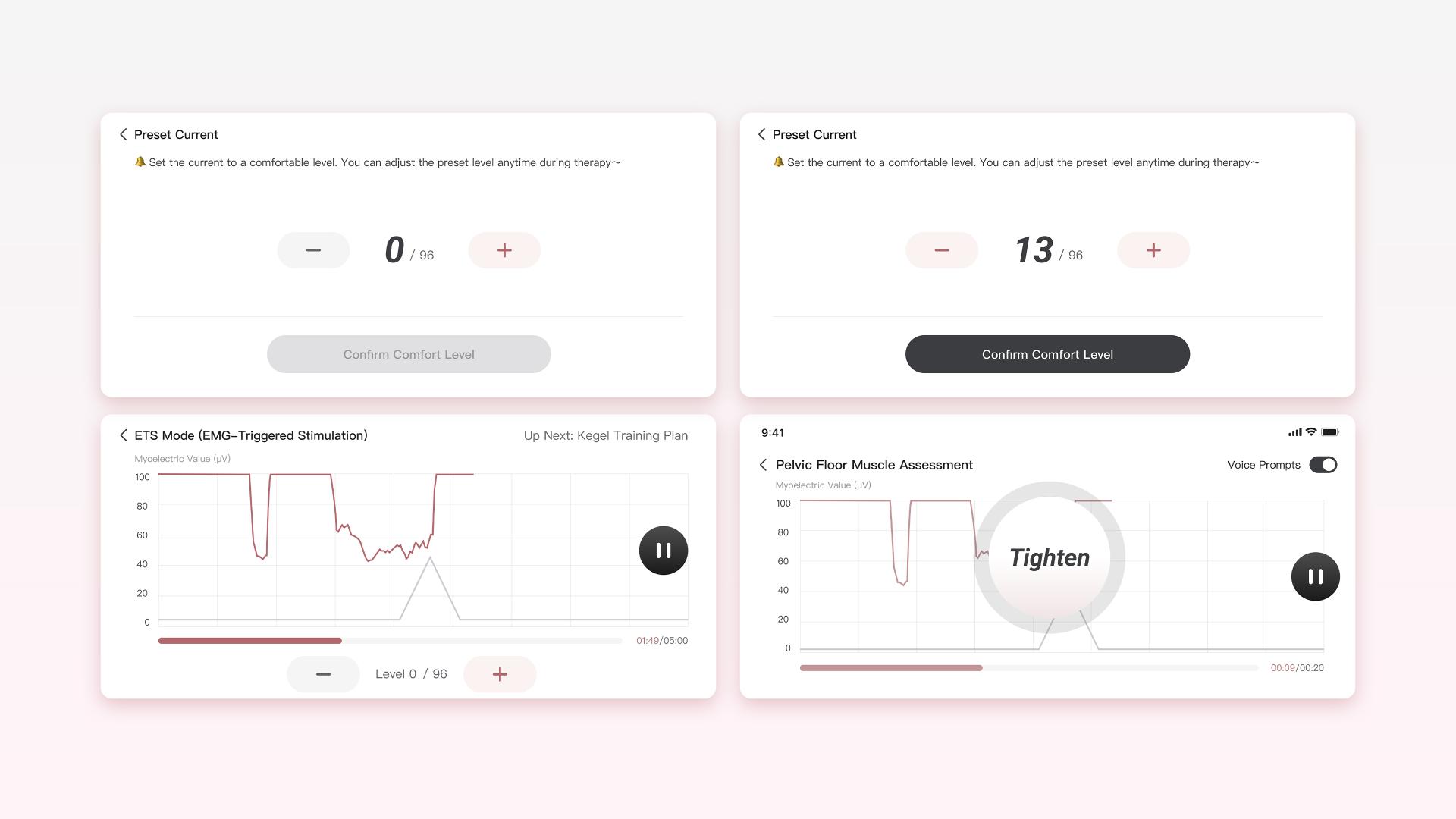 London Design Awards Winner - Pelvic Floor Muscle Training APP