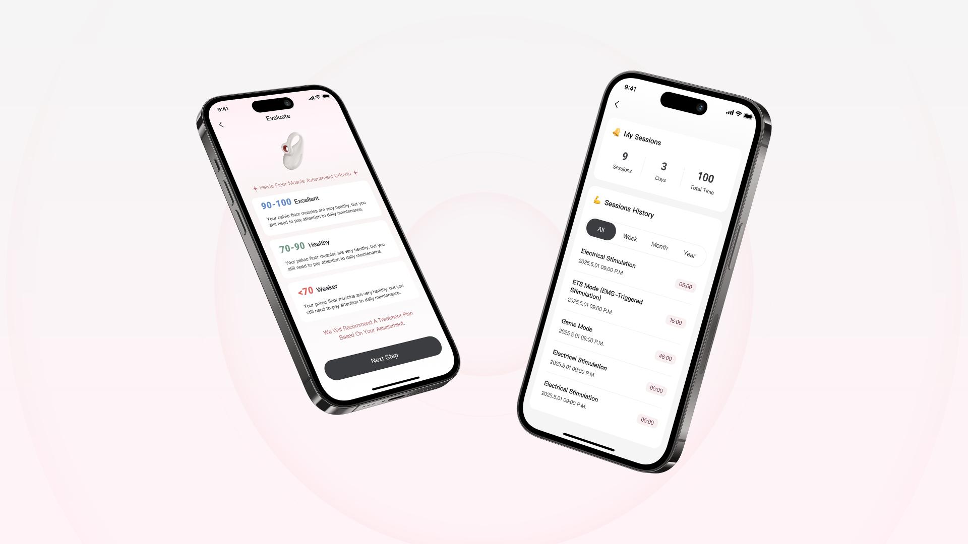 London Design Awards Winner - Pelvic Floor Muscle Training APP