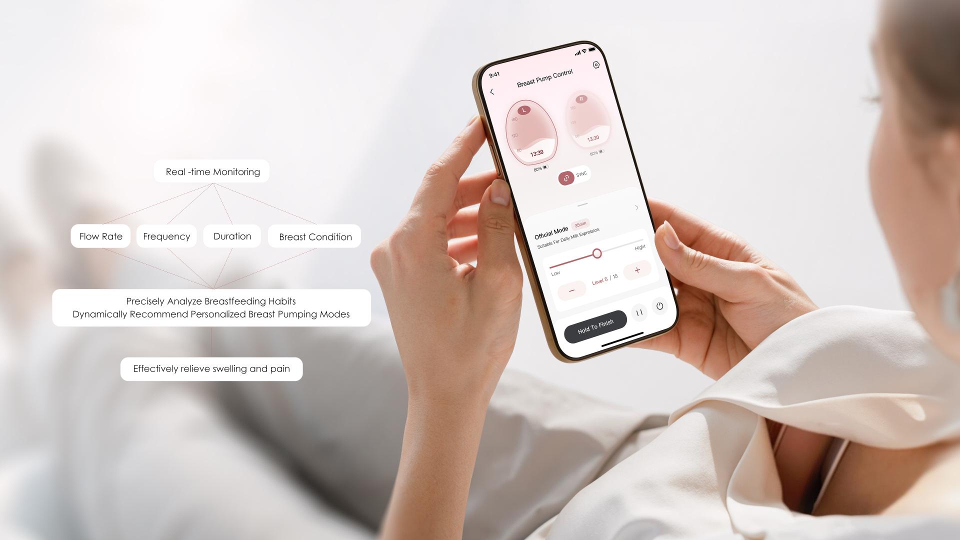 London Design Awards Winner - Smart Breast Pump APP