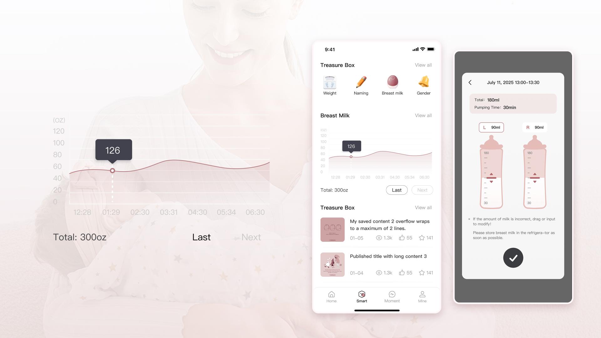 London Design Awards Winner - Smart Breast Pump APP