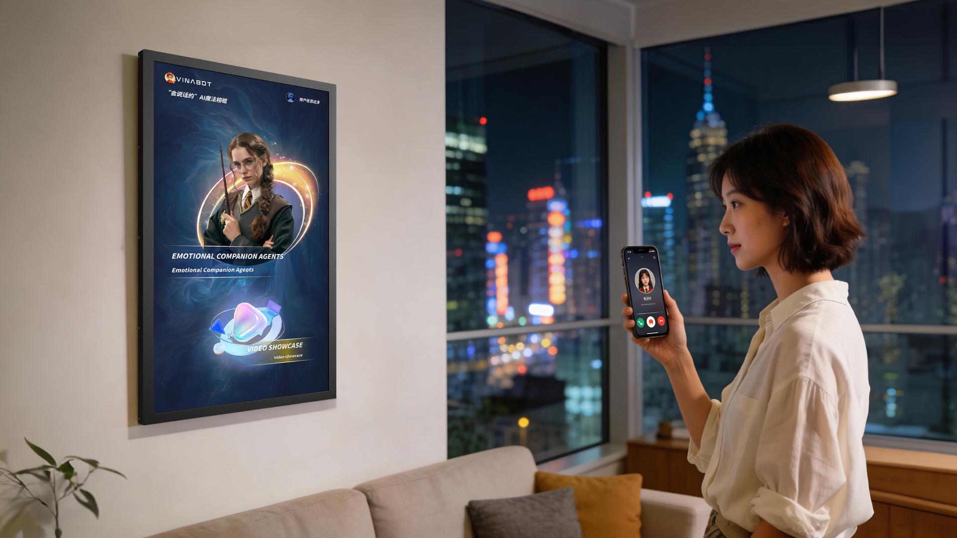 London Design Awards Winner - Vinabot AI Talking Frame