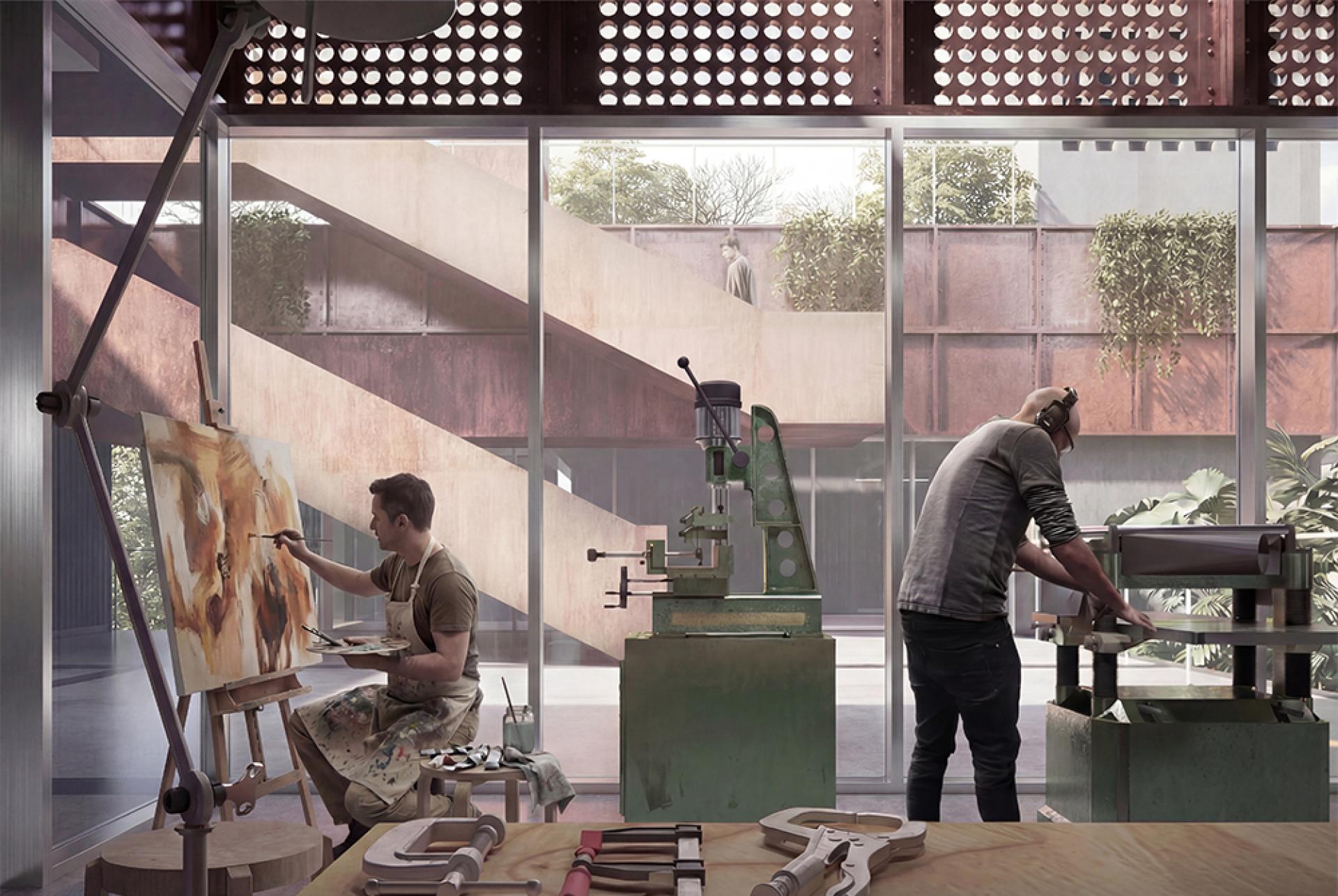 London Design Awards Winner - RE:Construct - Art Center & Artist Residence