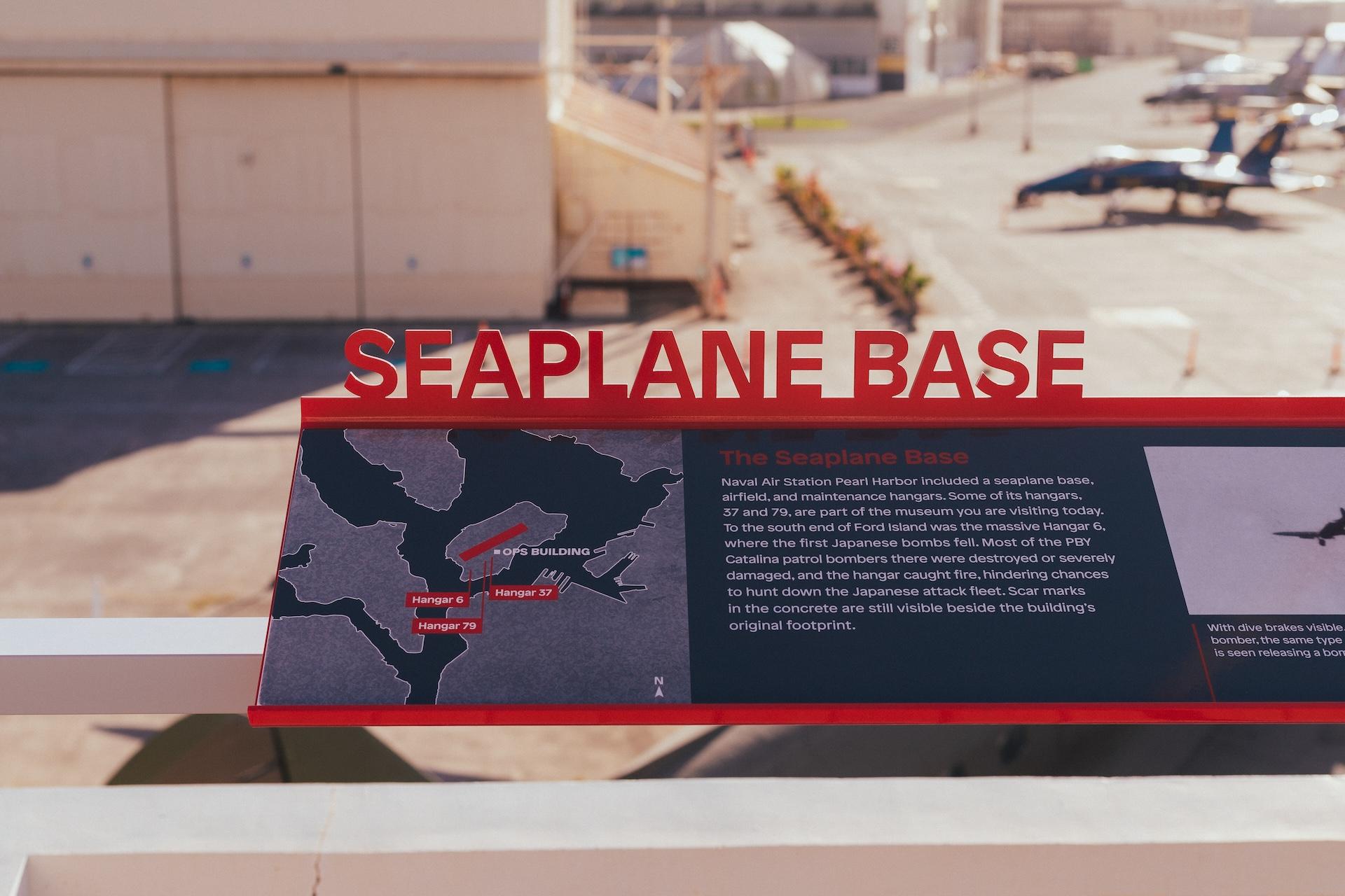 London Design Awards Winner - Timeline on the Terrace, Pearl Harbor Aviation Museum