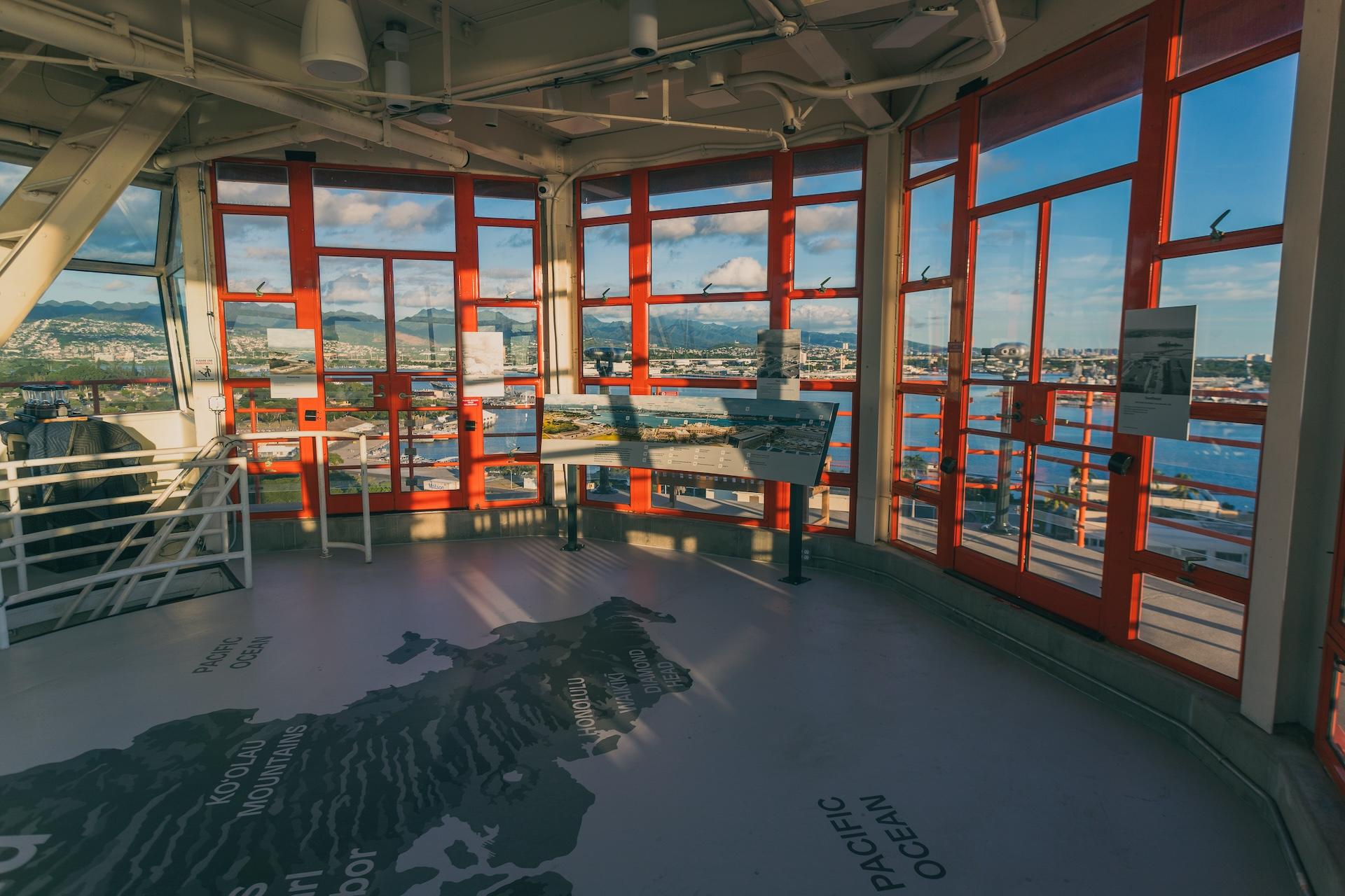London Design Awards Winner - Timeline on the Terrace, Pearl Harbor Aviation Museum