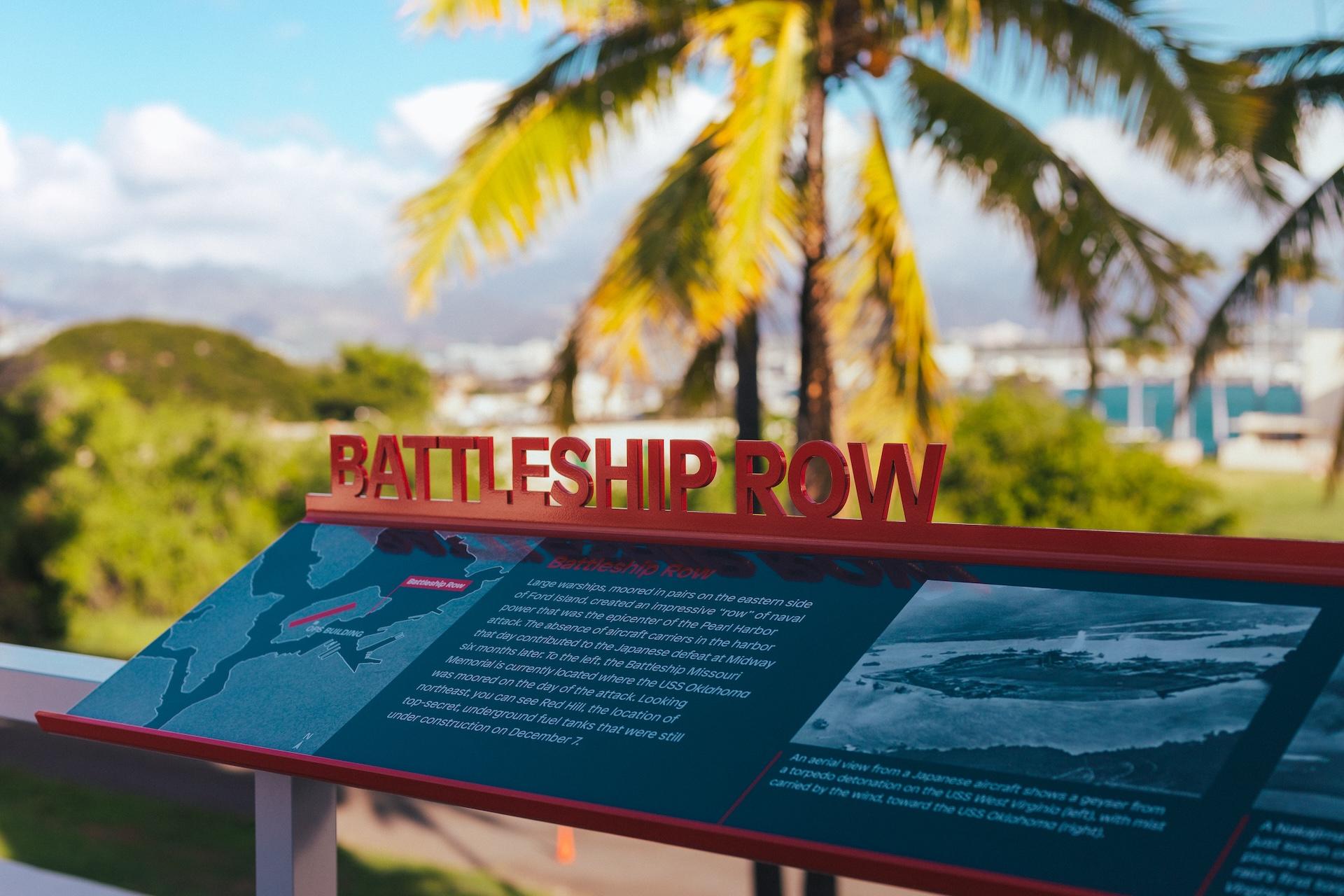 London Design Awards Winner - Timeline on the Terrace, Pearl Harbor Aviation Museum