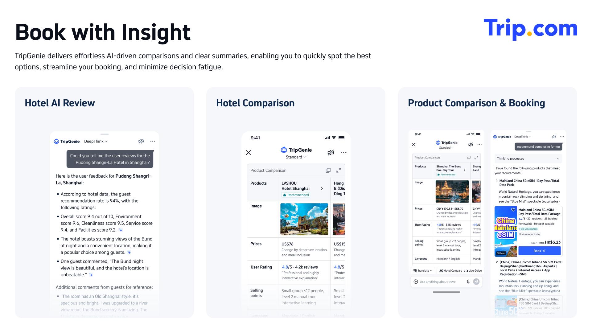 London Design Awards Winner - Trip.com AI Suite