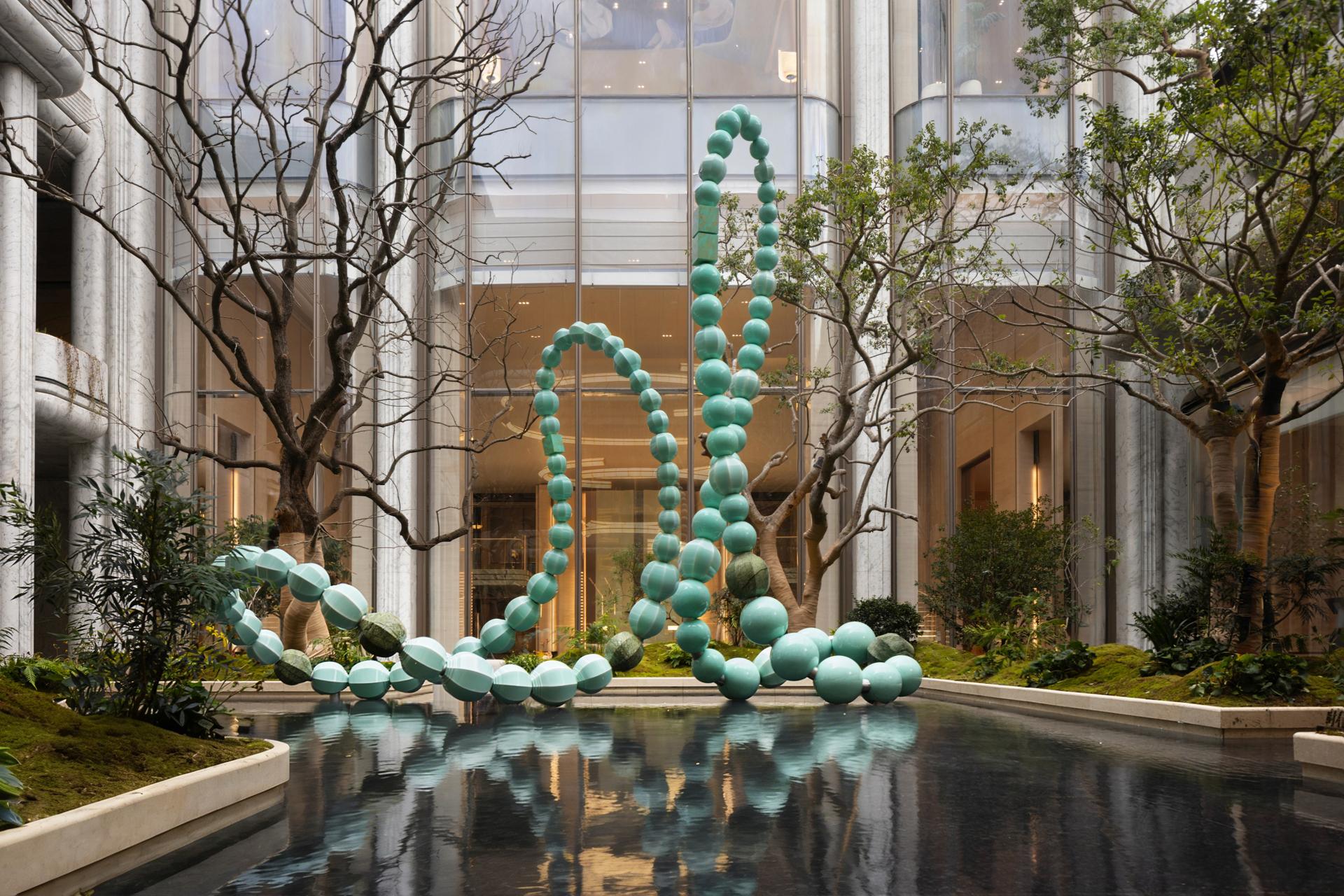 London Design Awards Winner - 杭州绿城月映金沙项目景观雕塑Golden Glory Sculpture Project《蔚然生长》 Blooming 