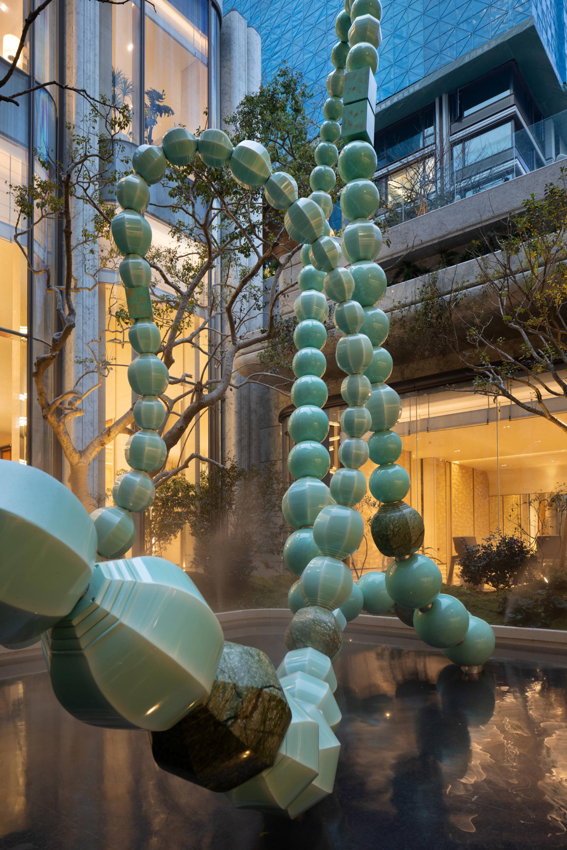 London Design Awards Winner - 杭州绿城月映金沙项目景观雕塑Golden Glory Sculpture Project《蔚然生长》 Blooming 