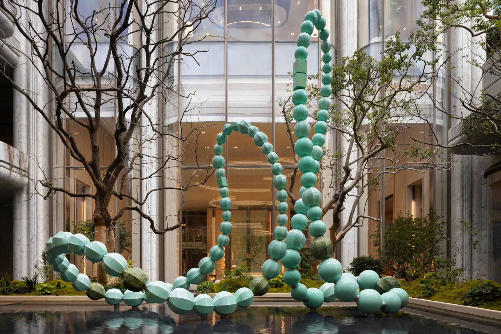 London Design Awards Winner - 杭州绿城月映金沙项目景观雕塑Golden Glory Sculpture Project《蔚然生长》 Blooming 