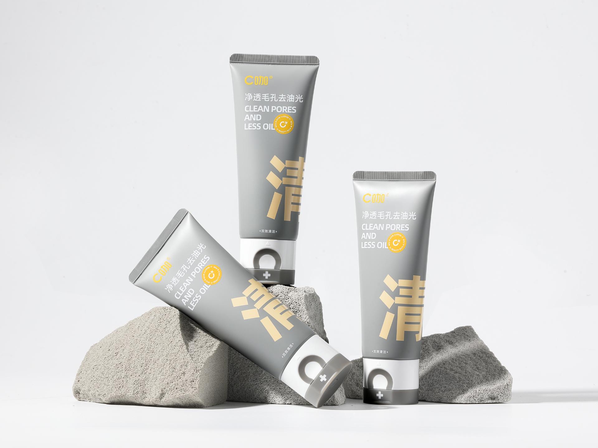 London Design Awards Winner - CKA AMINO ACID WHITE CLAY CLEANSING DOUBLE TUBES CLEANSER