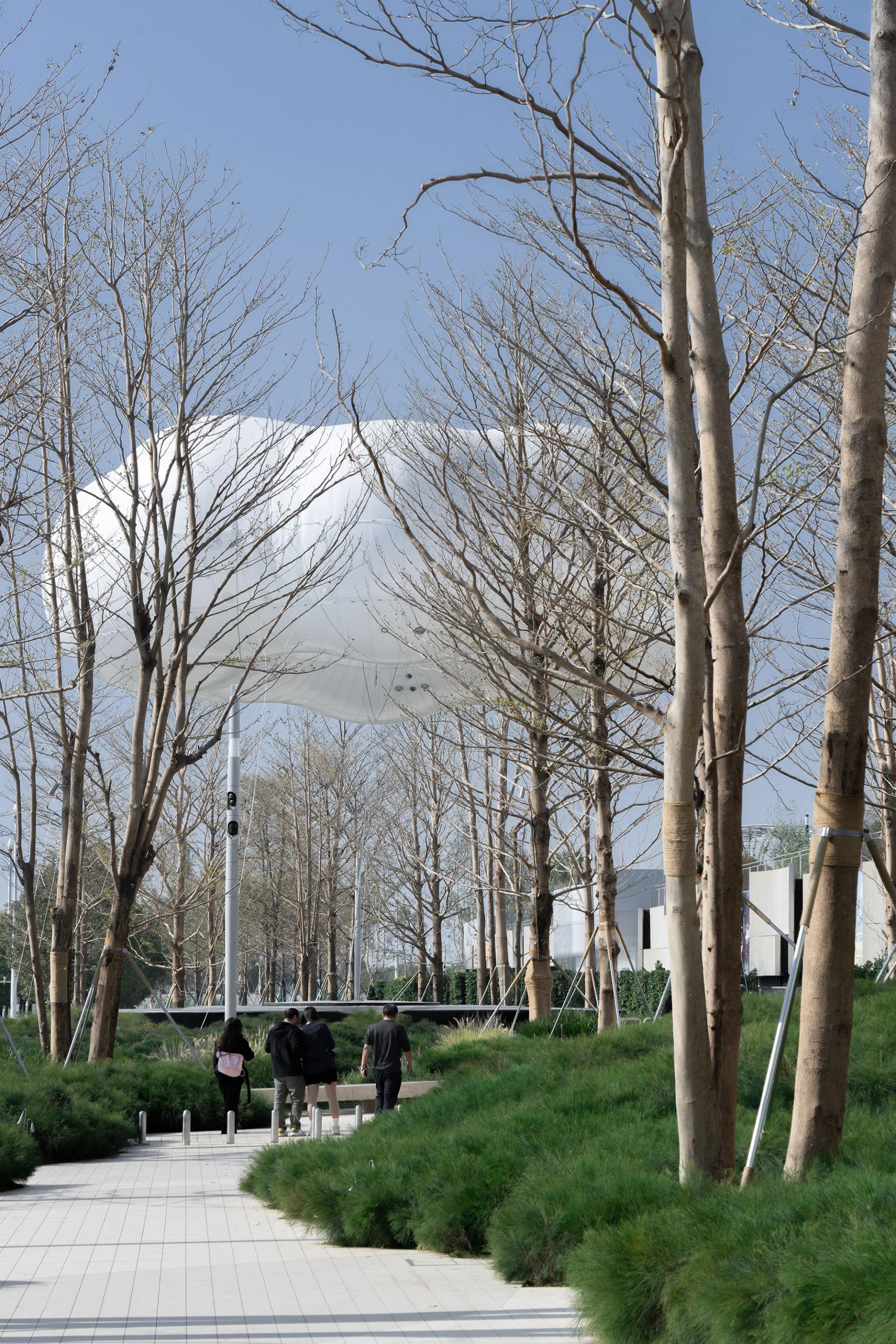 London Design Awards Winner - Myriad Cloud - Dongguan MixC Village IP Installation