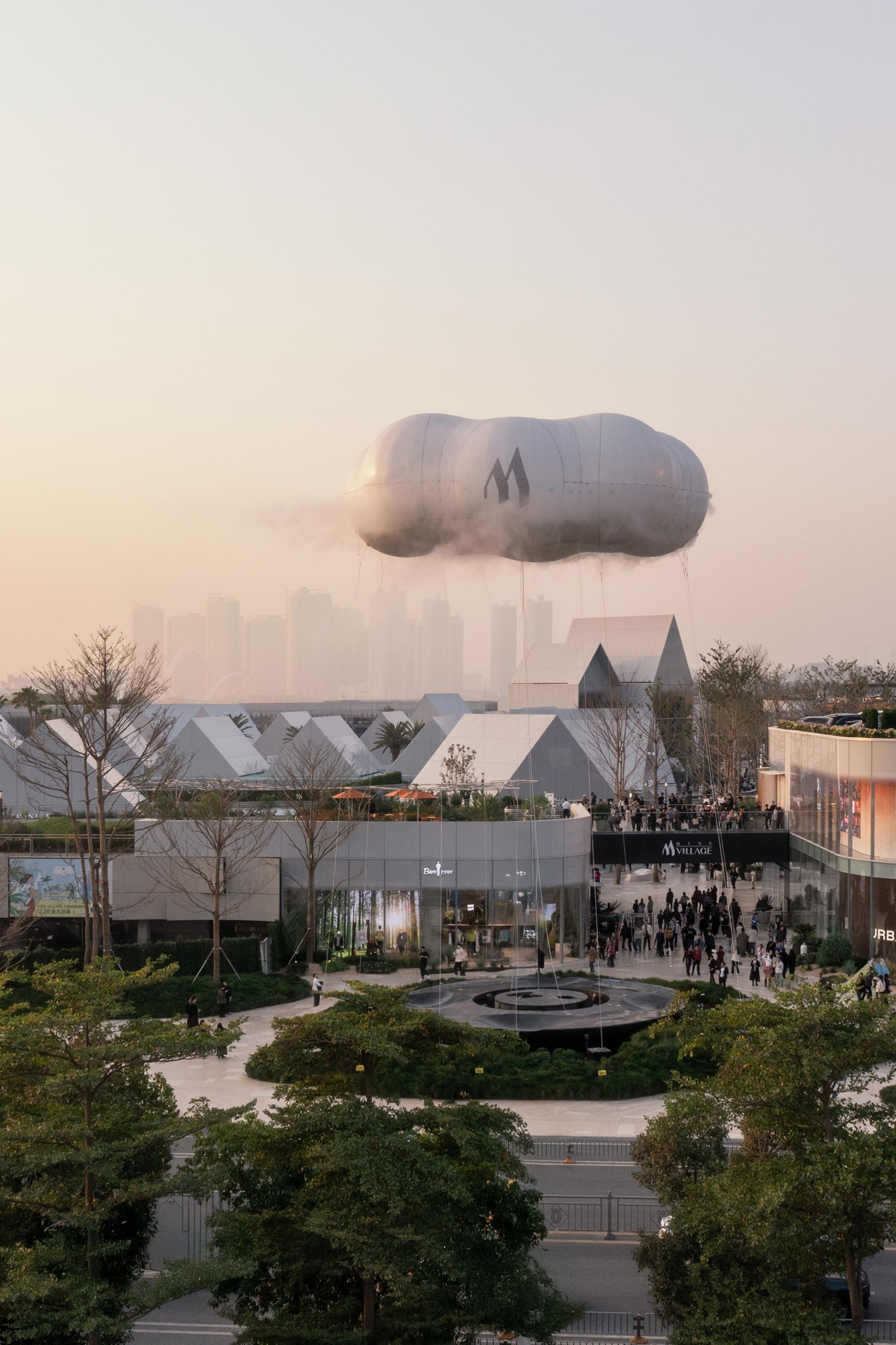 London Design Awards Winner - Myriad Cloud - Dongguan MixC Village IP Installation