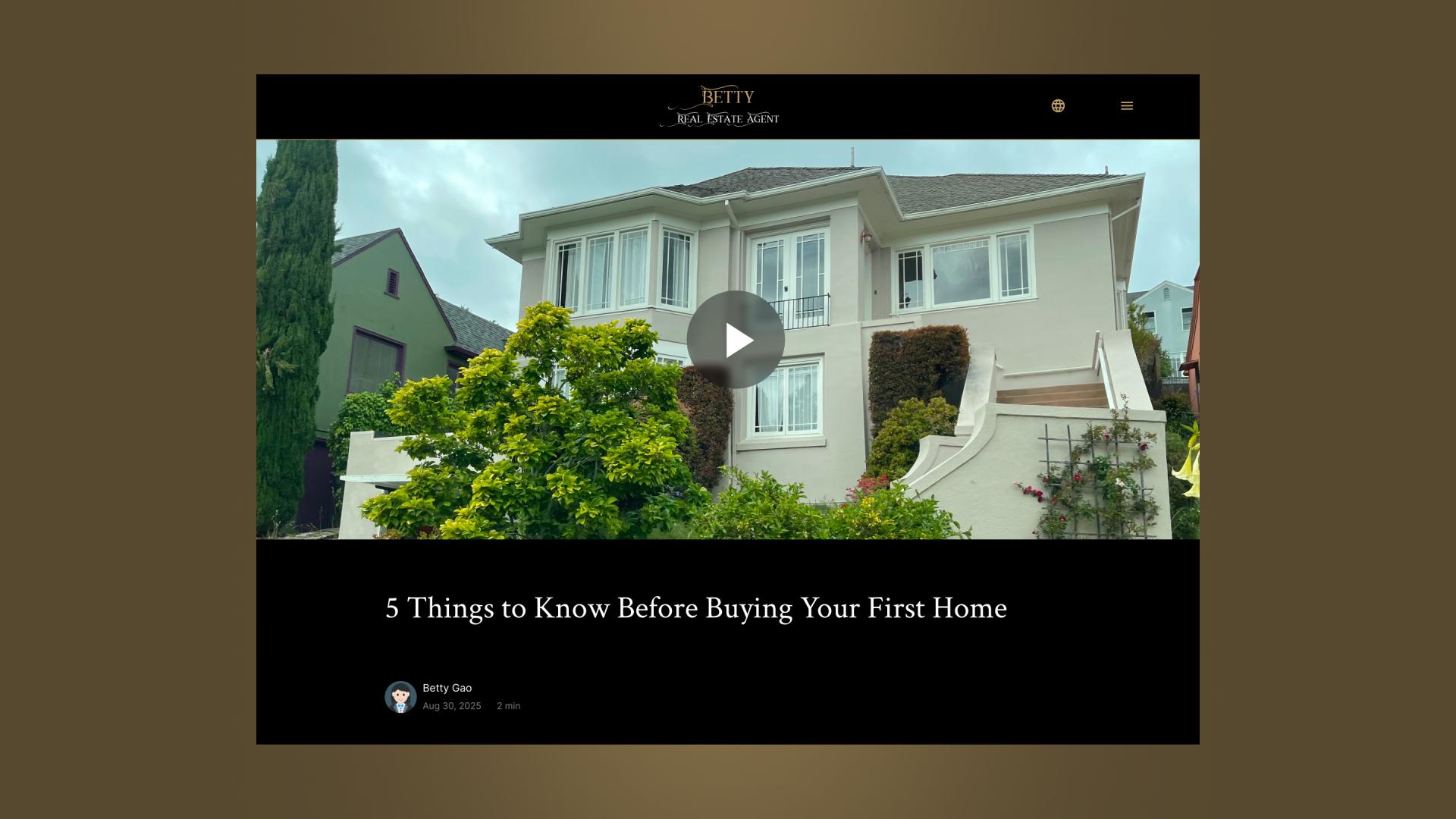 London Design Awards Winner - SparksGlo Real Estate Agent Wordpress Website Template
