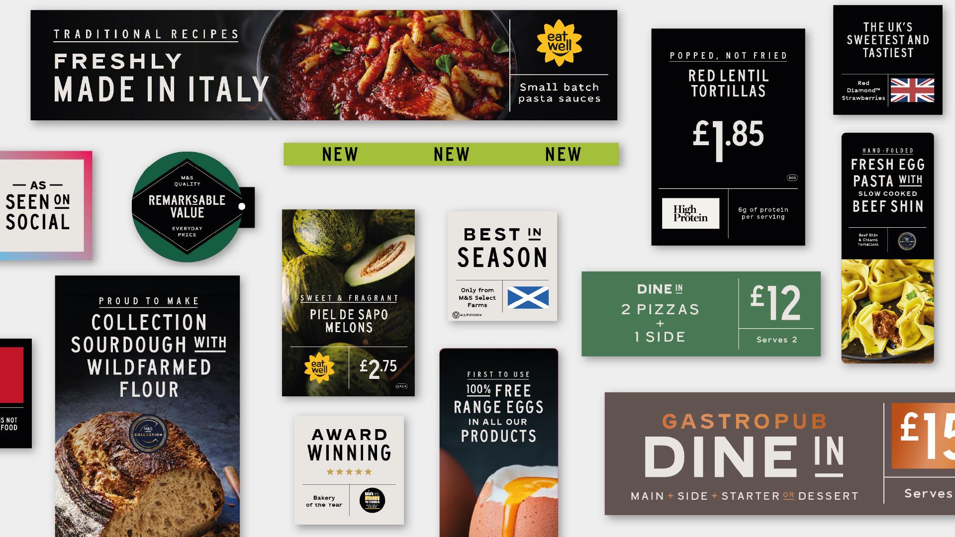 London Design Awards Winner - Unveiling a fresh M&S Food rebrand