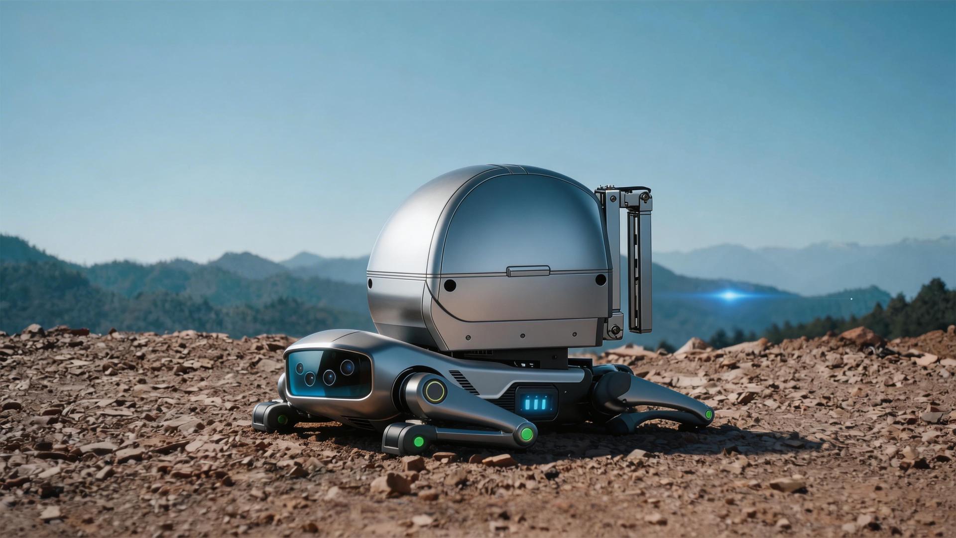 London Design Awards Winner - Mapping and Geochemical Sampling Quadrupedal Robots