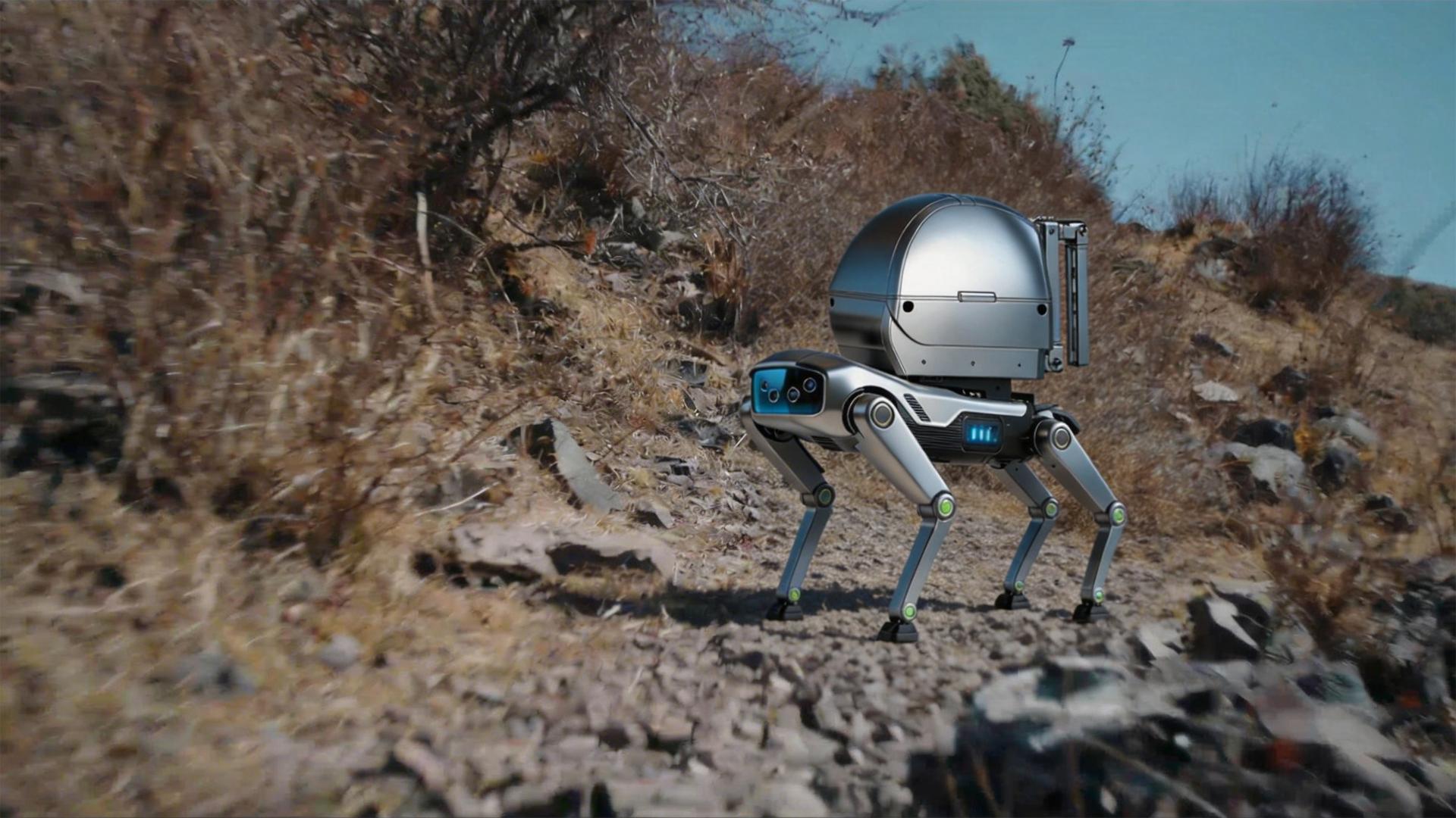 London Design Awards Winner - Mapping and Geochemical Sampling Quadrupedal Robots