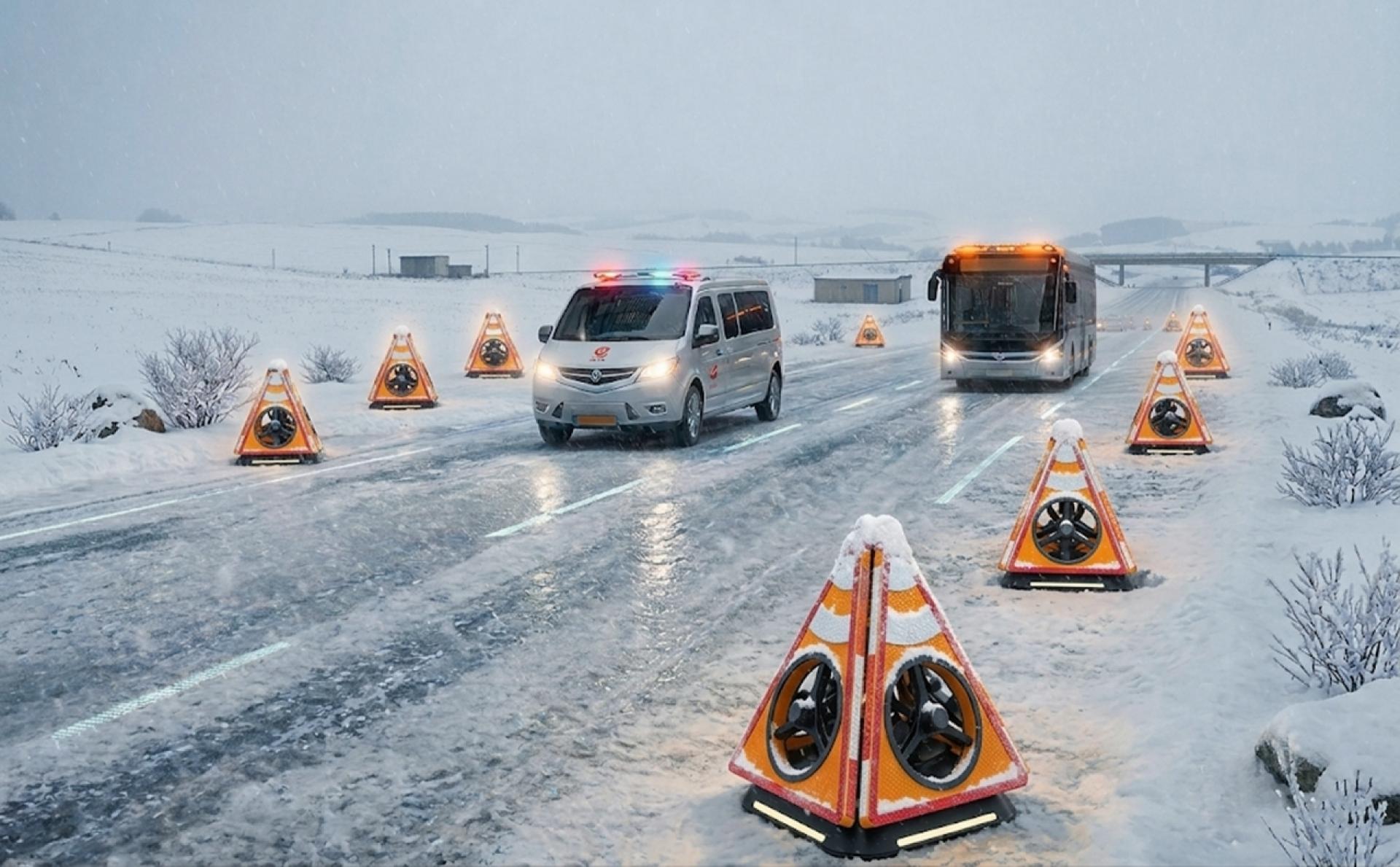 London Design Awards Winner - SkyCone – Drone-Based Traffic Safety System