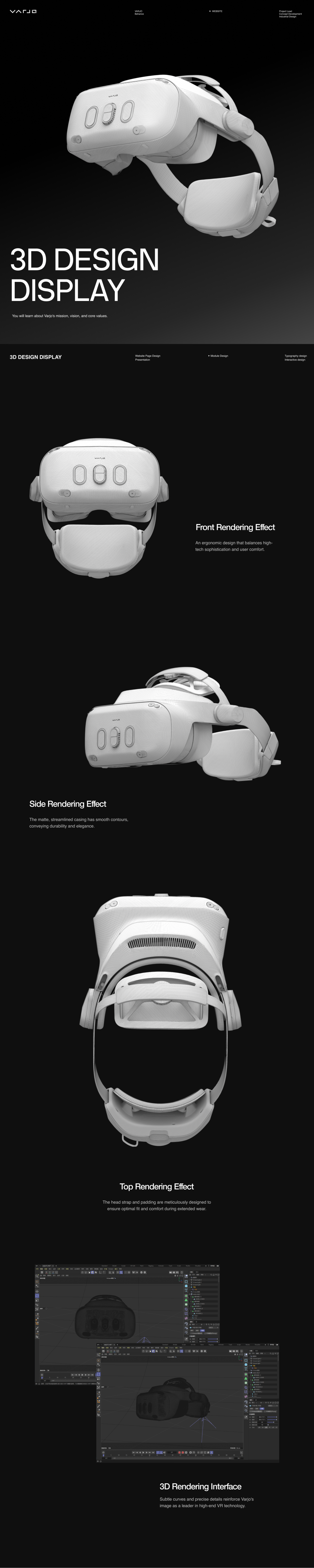 London Design Awards Winner - VARJO BINNIC DISPLAY International Independent Website