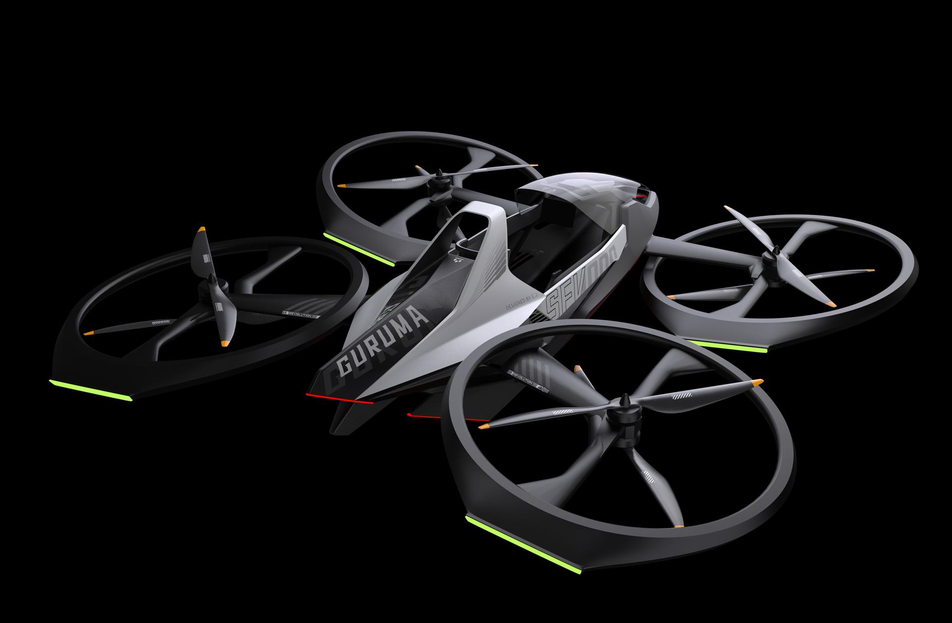 London Design Awards Winner - SFV-1000 Racing eVTOL