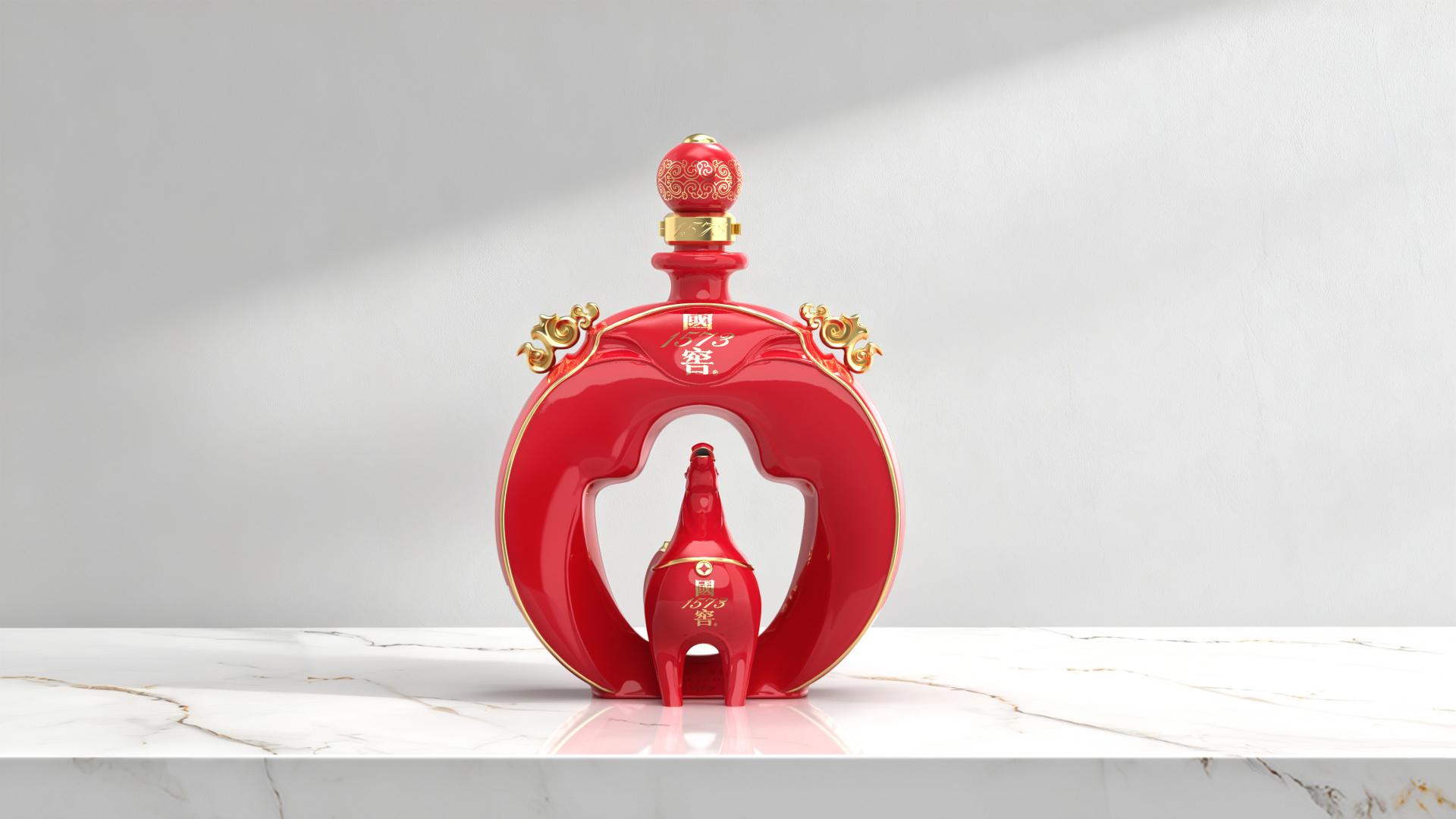 London Design Awards Winner - Guojiao 1573·Horse Stepping on Clouds Bottle