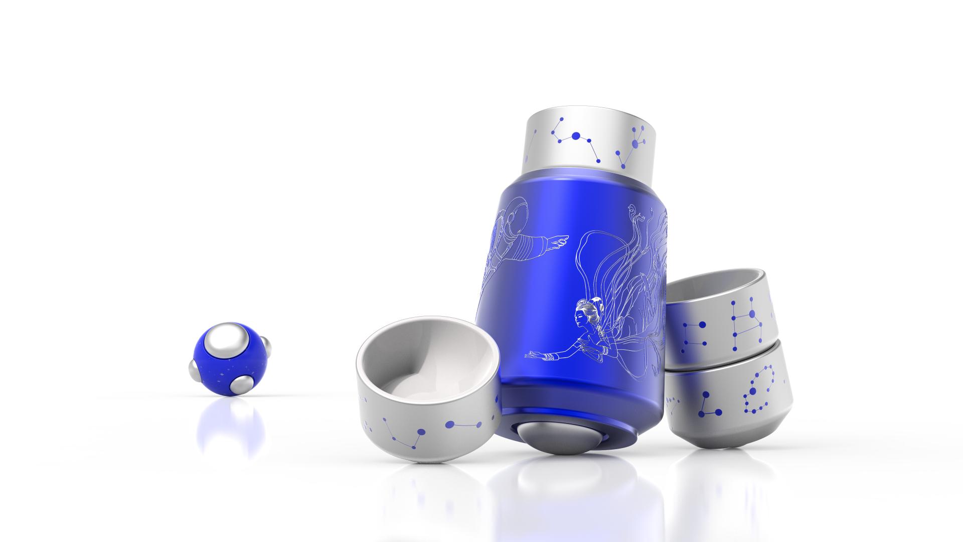 London Design Awards Winner - Galaxy Trail Barware Set