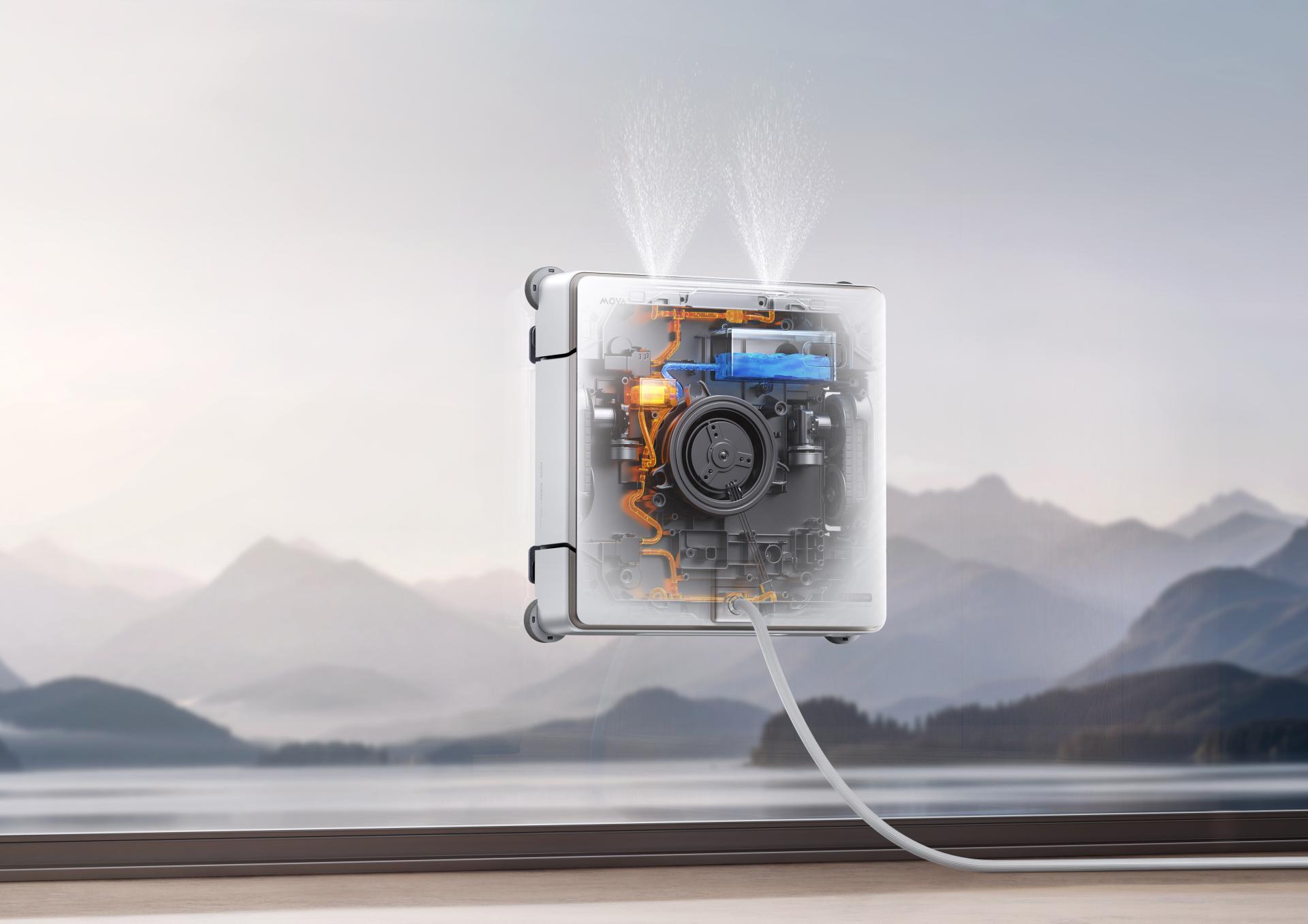 London Design Awards Winner - MOVA WINDOW CLEANING ROBOT - T1 STATION 